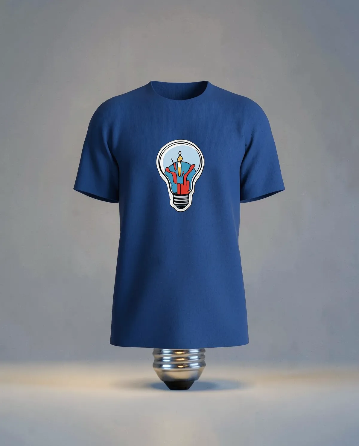 Blue T-Shirt – Custom Print Ready 59