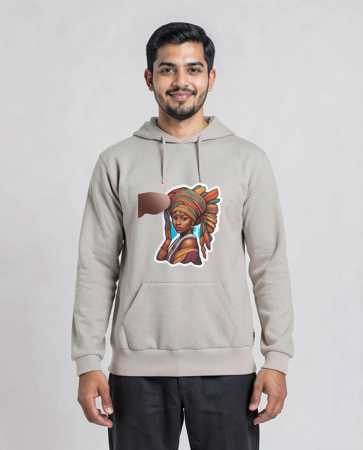 Cream Unisex Sweatshirt, 100% Cotton