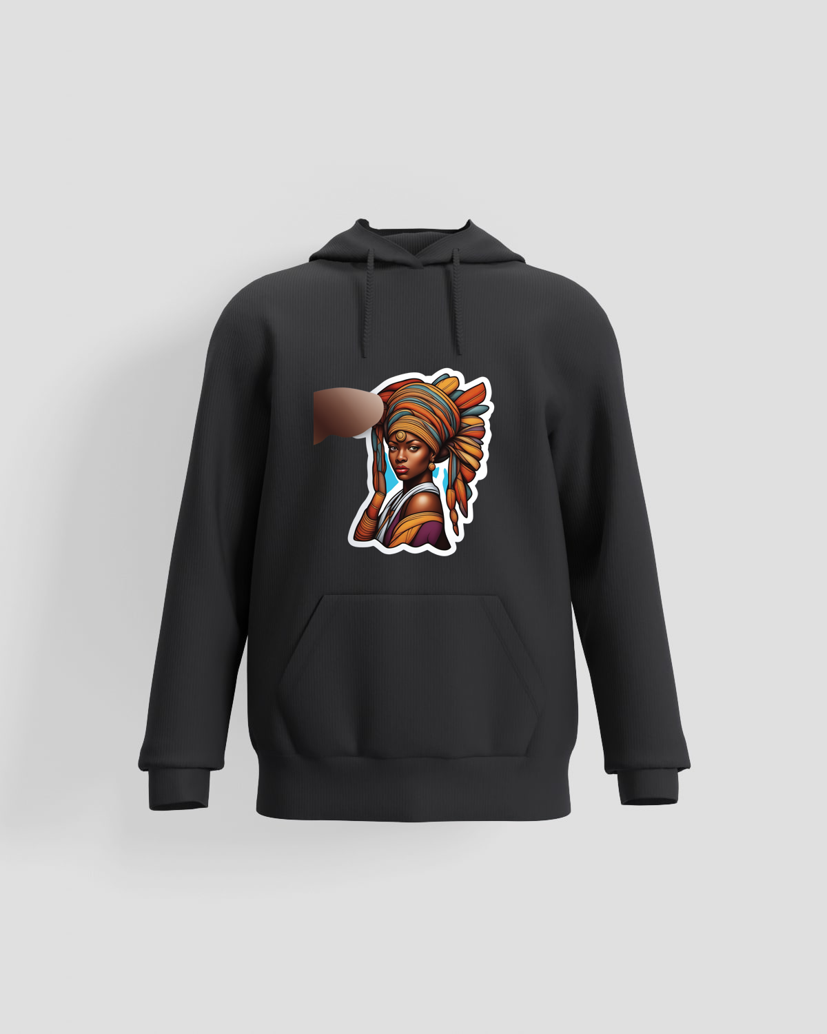 Black Brushed Organic Cotton Premium Sweatshirt 59