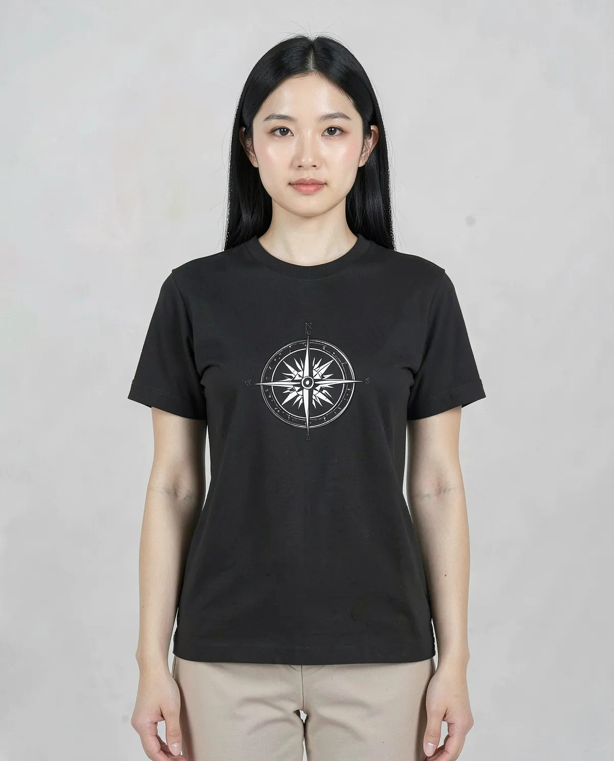 Black T-Shirt – Organic Cotton, Modern Unisex Fit 0