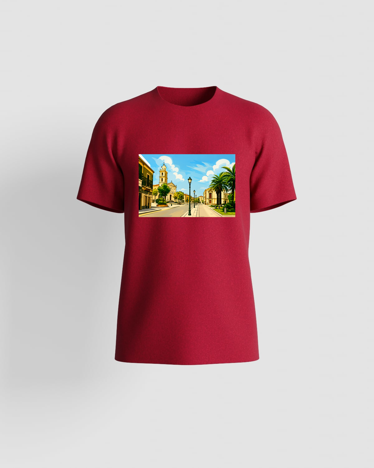 Red T-Shirt – Organic Cotton, Modern Fit 59