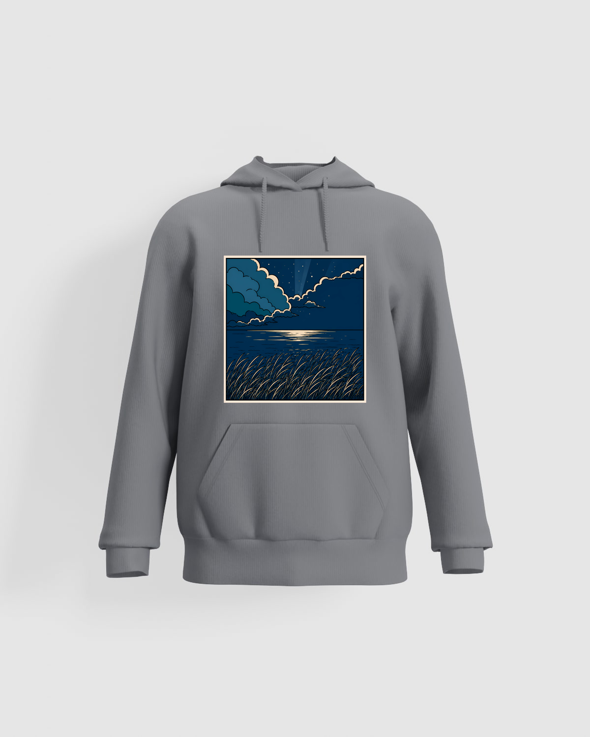Grey Brushed Organic Cotton Premium Sweatshirt 59