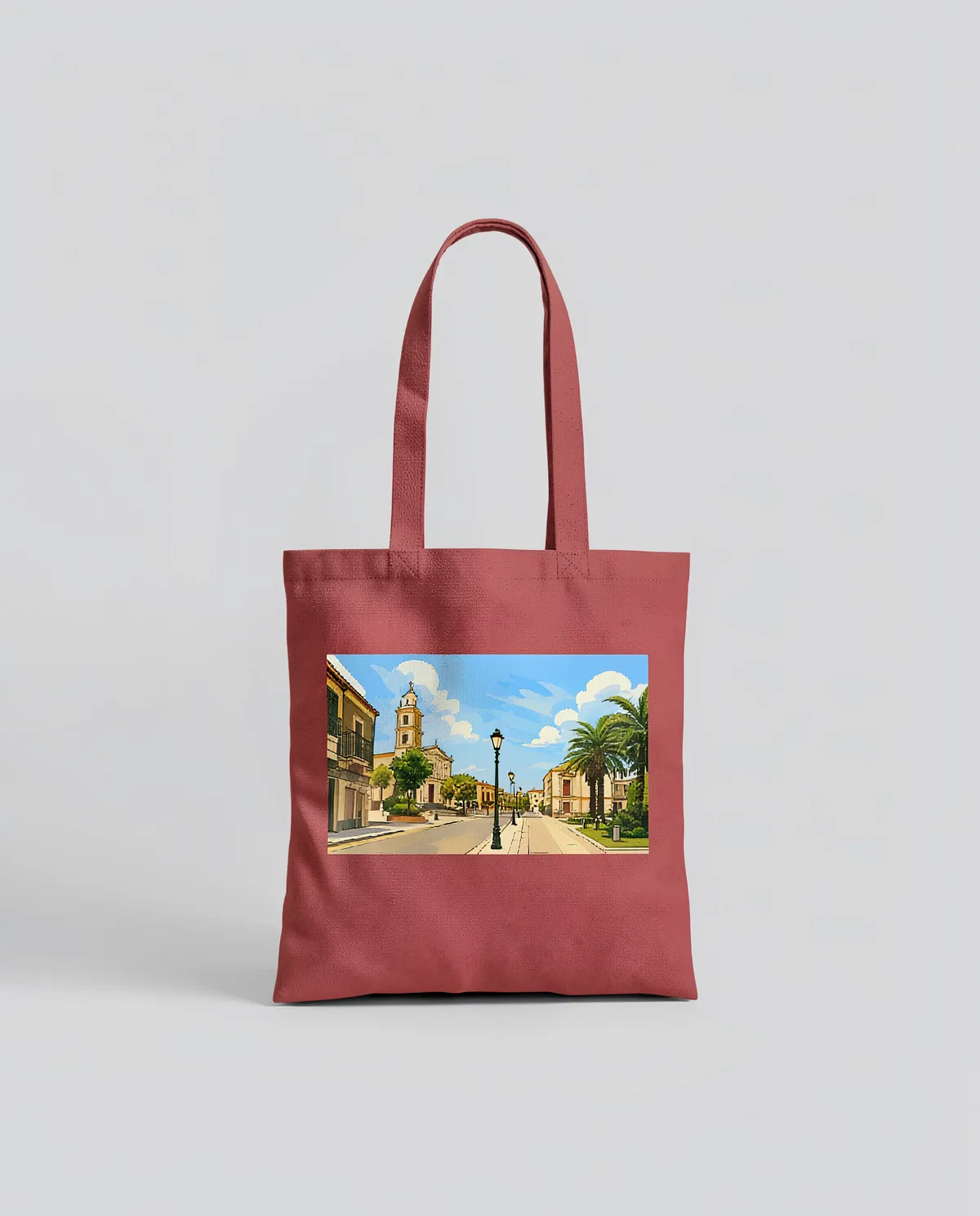 Durable Cotton Tote Bag with 67cm Long Handles 0
