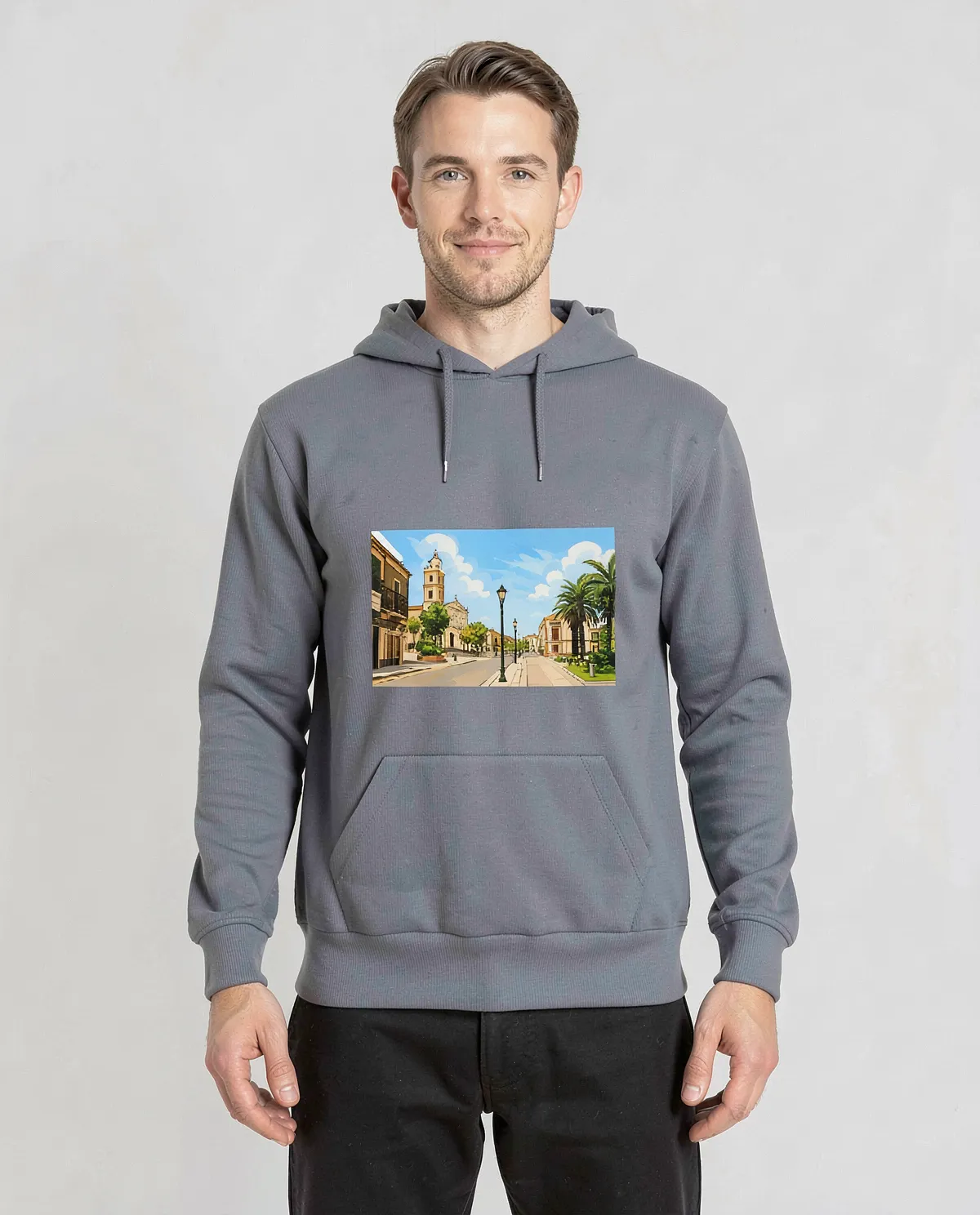 Grey Brushed Sweatshirt 0