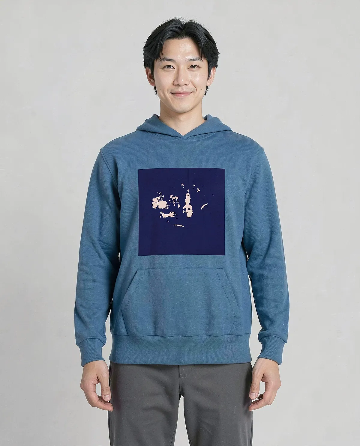 Blue Organic Brushed Sweatshirt 0