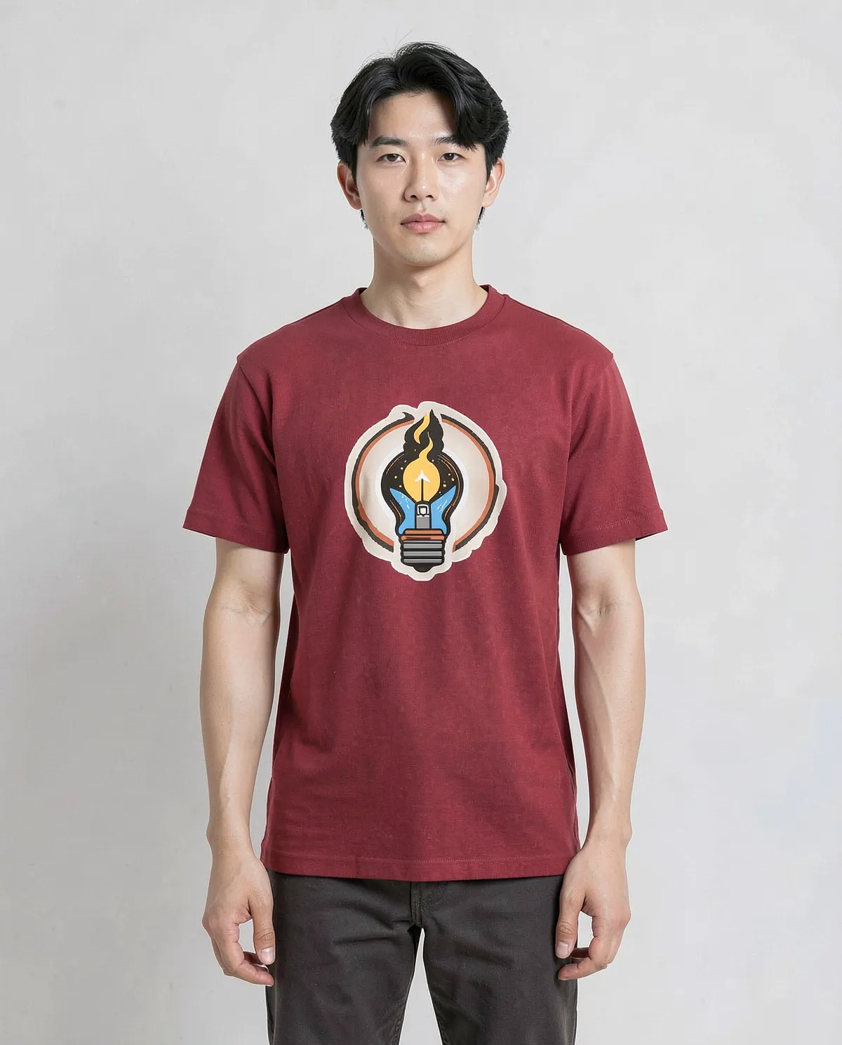 Red T-Shirt – Organic Cotton, Modern Fit 0