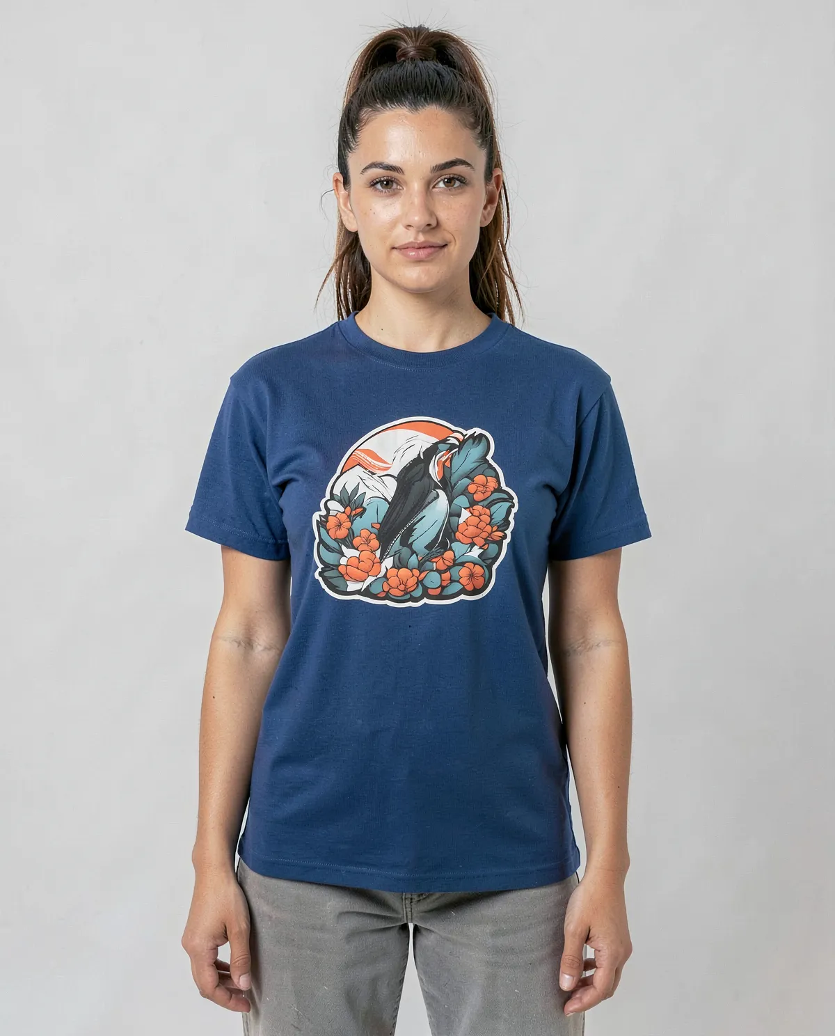 Blue T-Shirt – Modern Fit Crew Neck 0