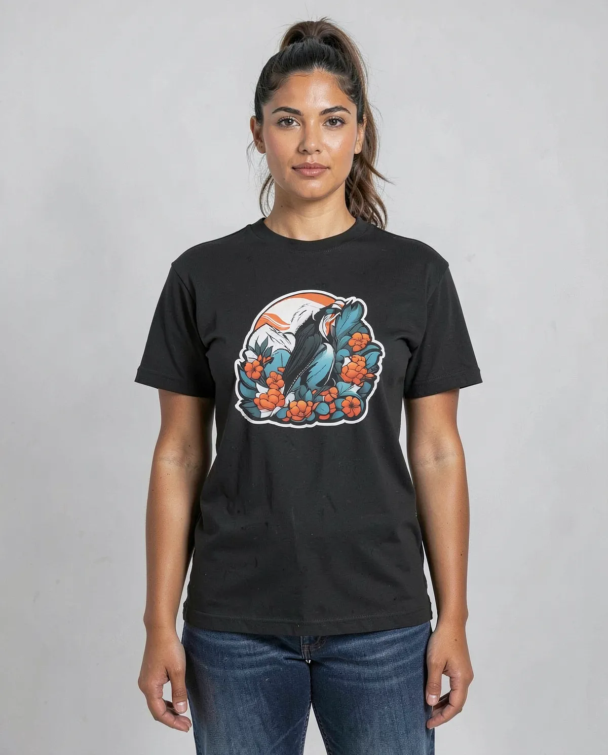Black T-Shirt – Eco‑Sustainable Organic Cotton