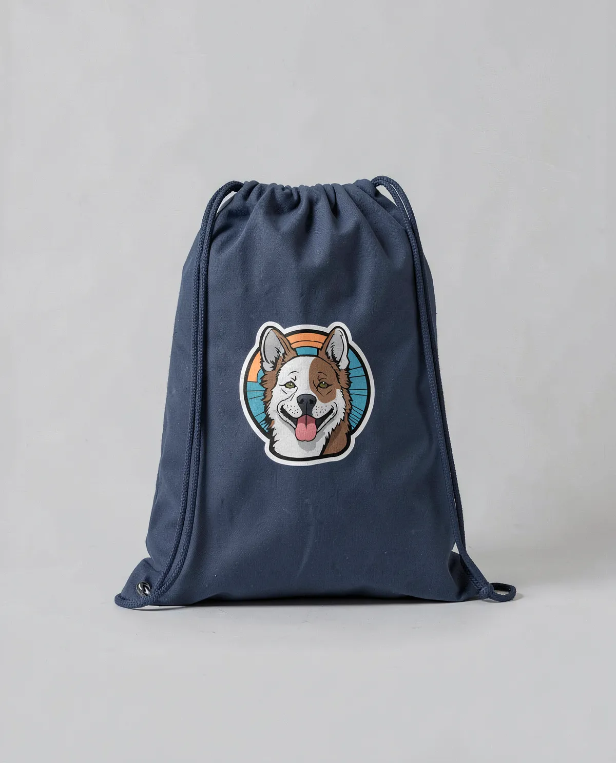 Custom Drawstring Bag – Natural Cotton, Smooth Print Surface