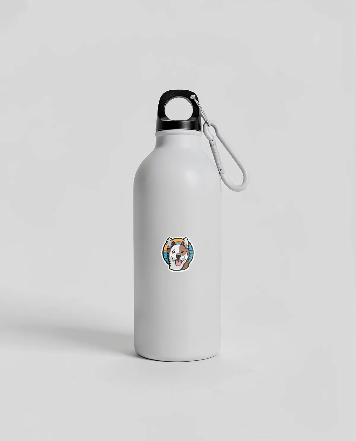 Recycled Aluminum Water Bottle with Carabiner