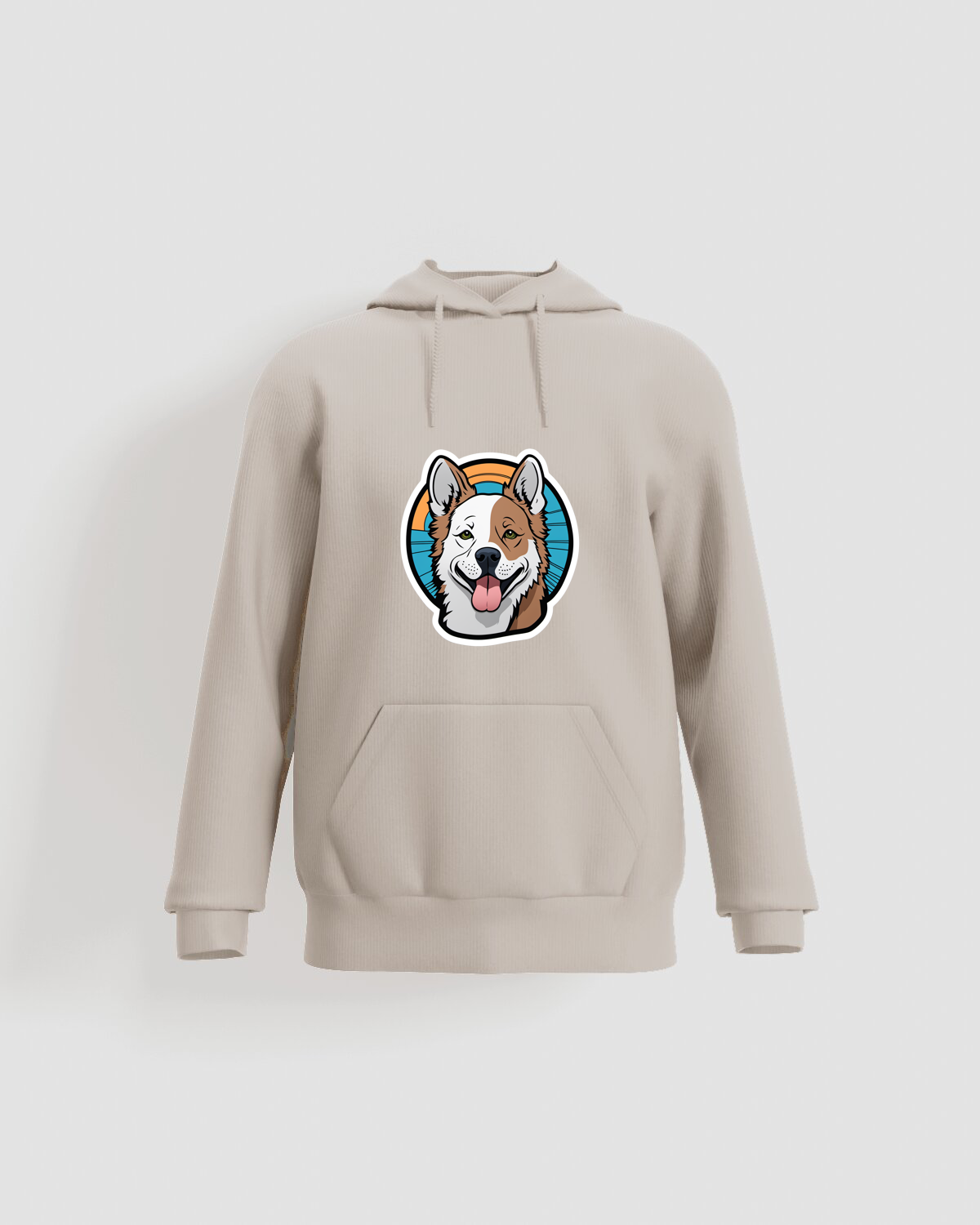 Cream Unisex Sweatshirt Modern Fit 59