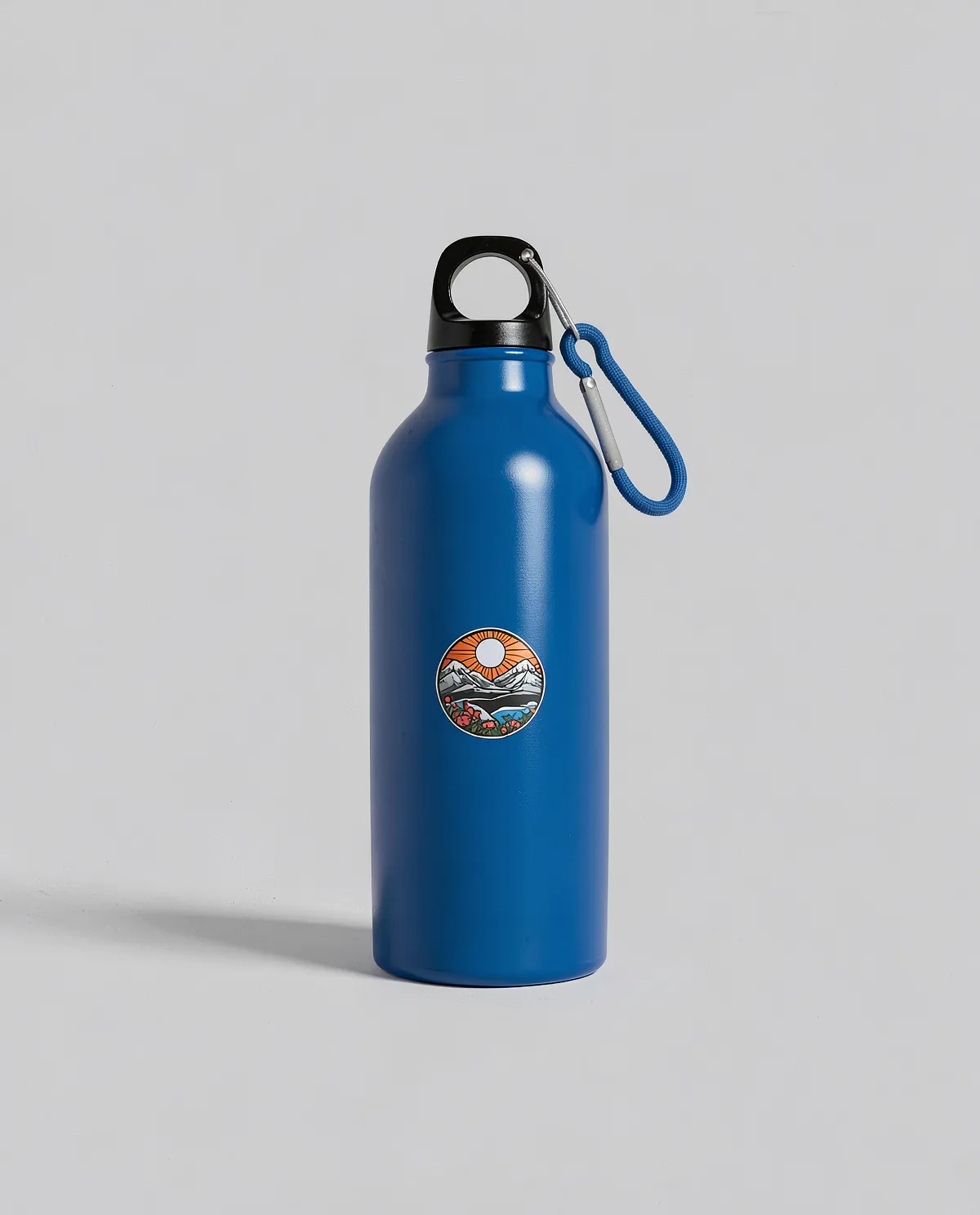 Water Bottle – Recycled Aluminum, Carabiner Clip
