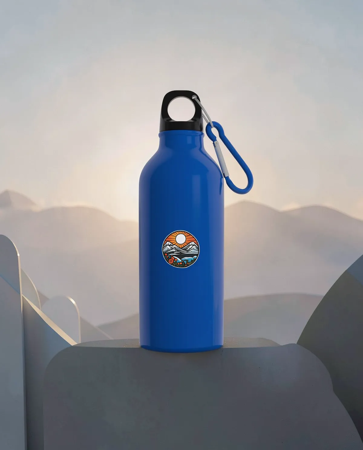 Water Bottle – Recycled Aluminum, Carabiner Clip 59