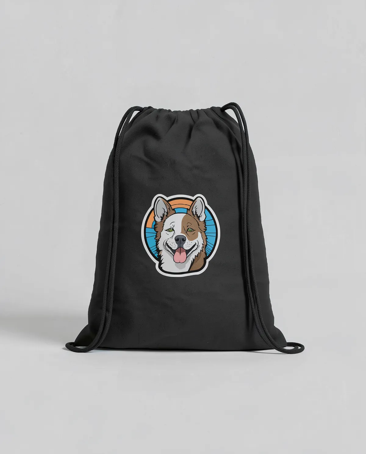 Drawstring Bag – Natural Cotton, Smooth Print Surface