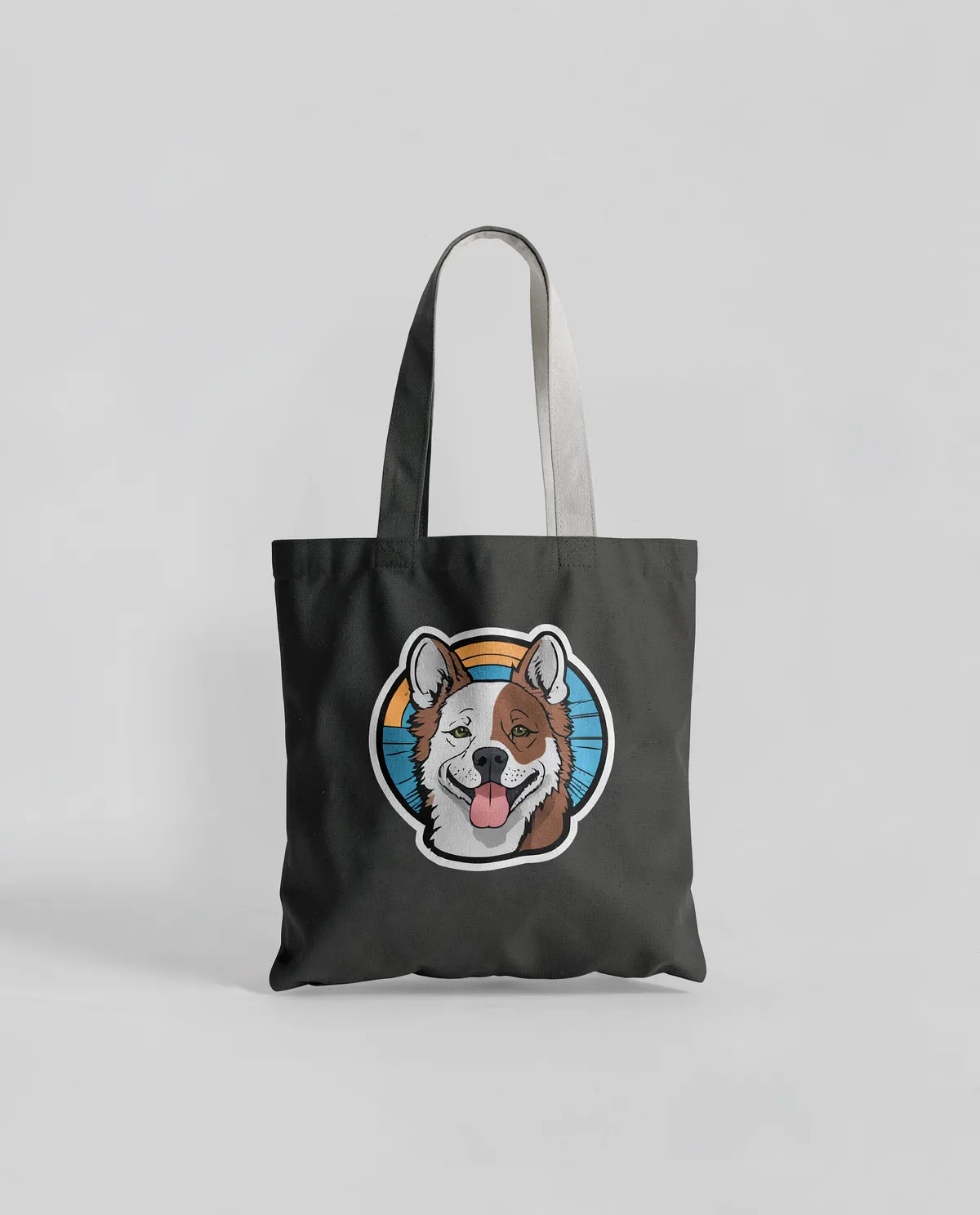 Customizable Cotton Tote Bag with Long Handles