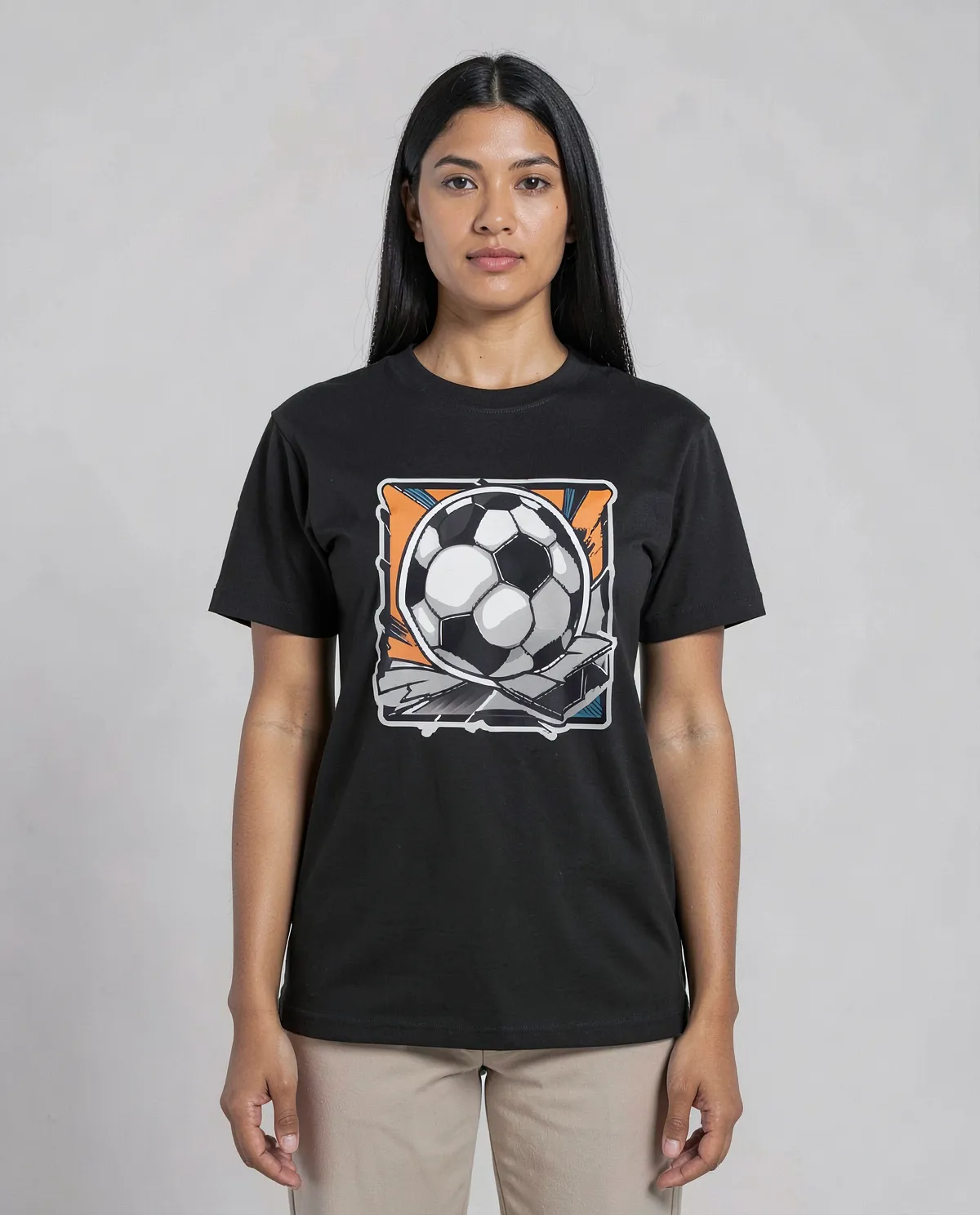 Black T-Shirt with Custom Graphic 0