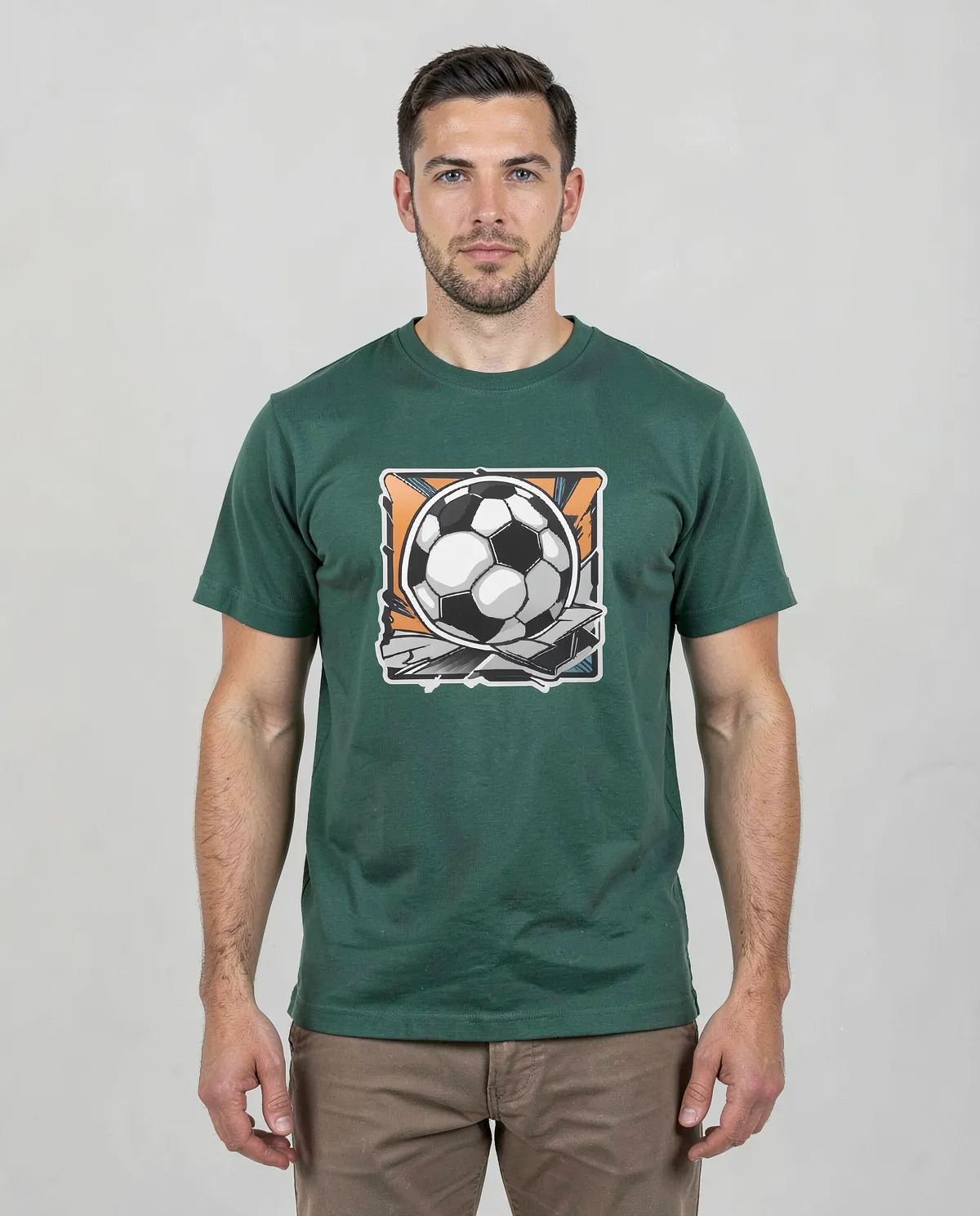 Green T-Shirt with Eco-Friendly Organic Cotton 0