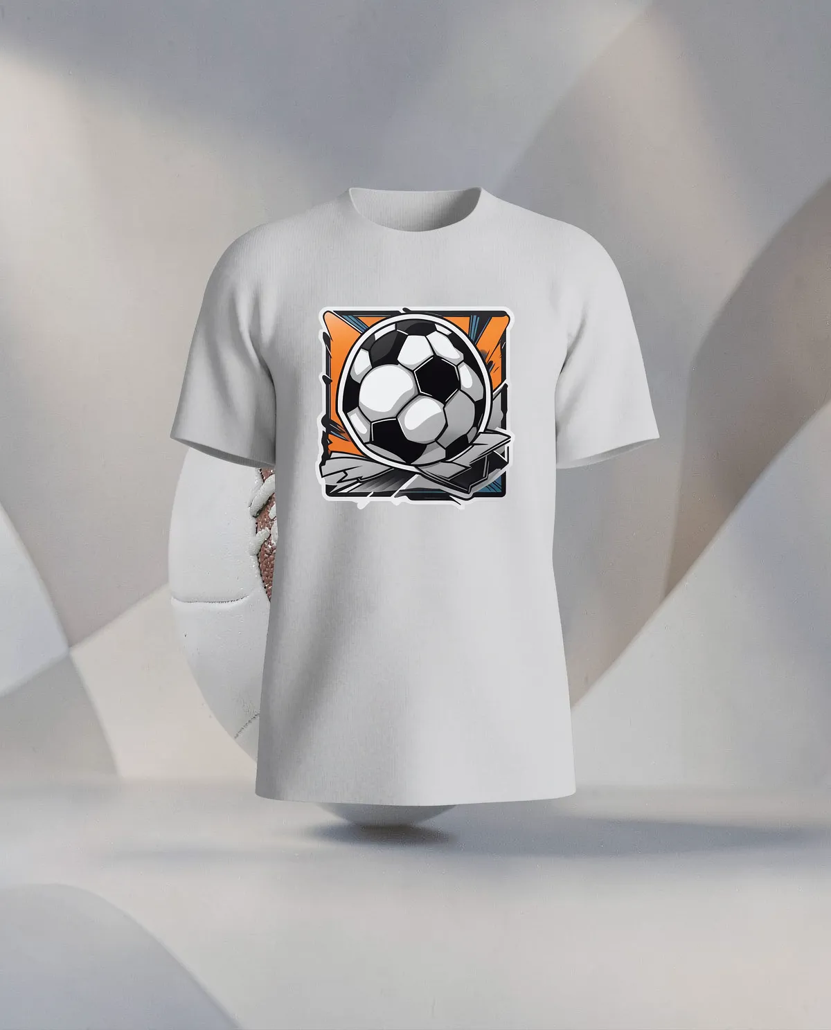 White T-Shirt with Bold Graphic 59