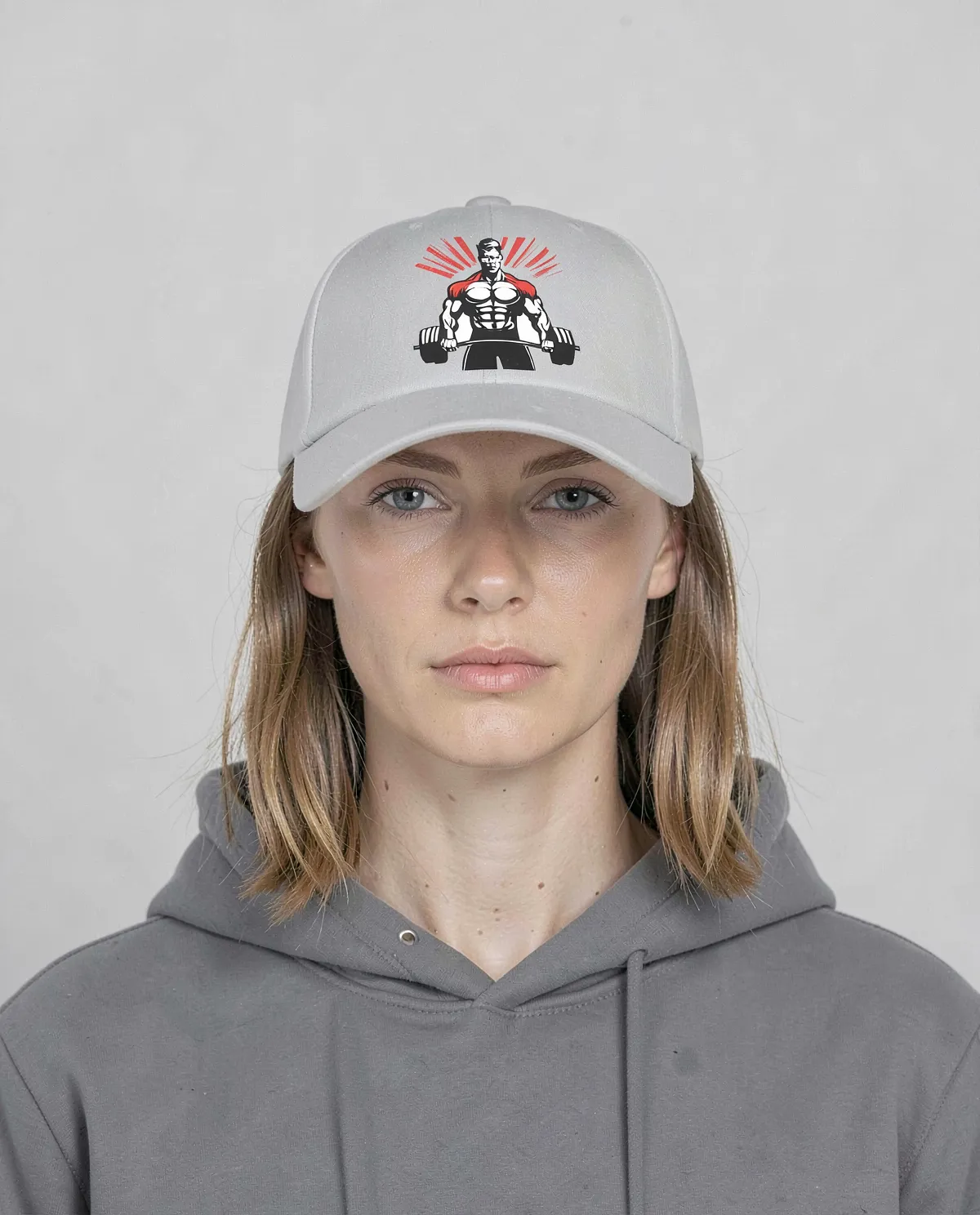 White Classic 5-Panel Cotton Cap with Velcro Closure 0
