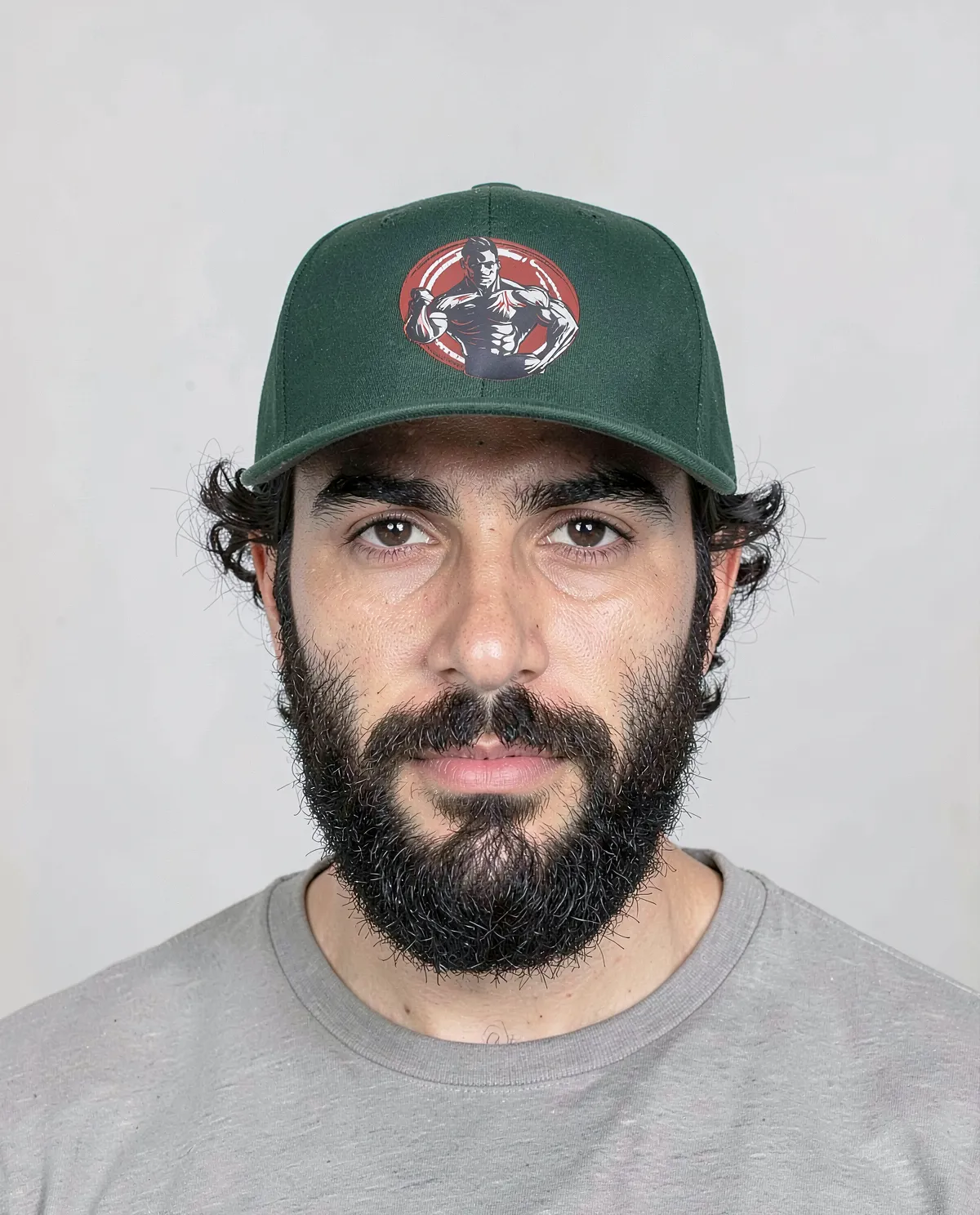 Green Cap with Adjustable Velcro Closure 0