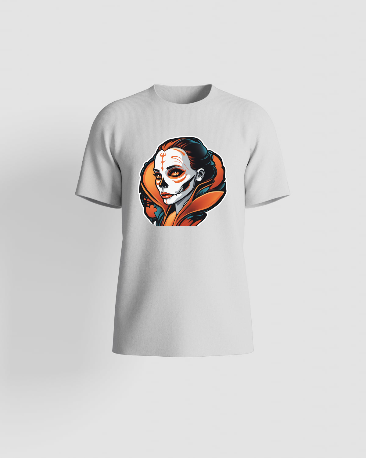 White T-Shirt with Unique Graphic 59