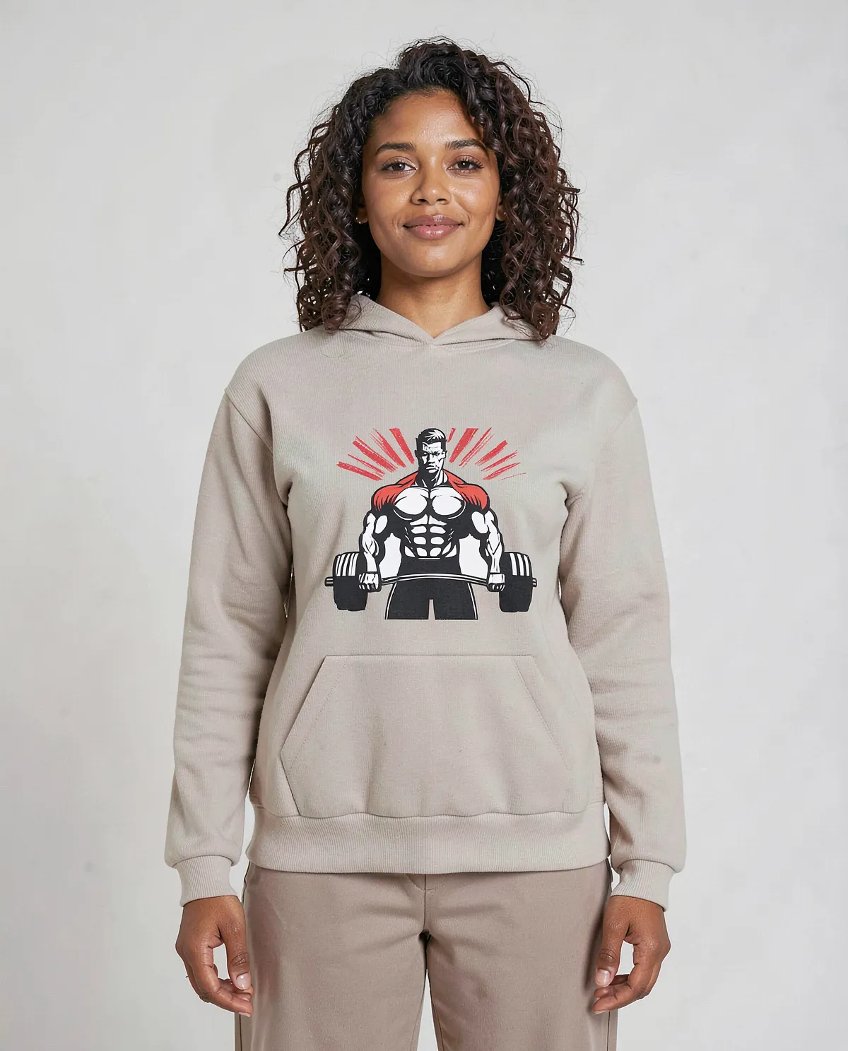 Cream Brushed Organic Sweatshirt 0
