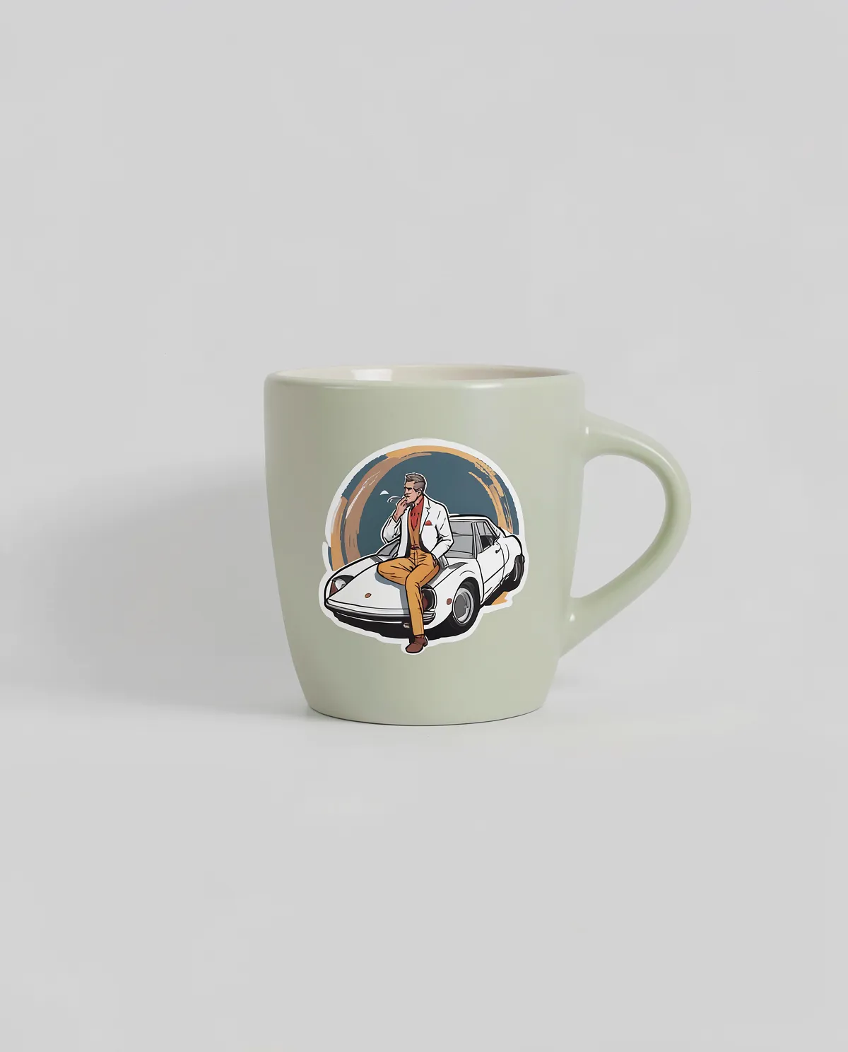 Matte Exterior Ceramic Mug 0