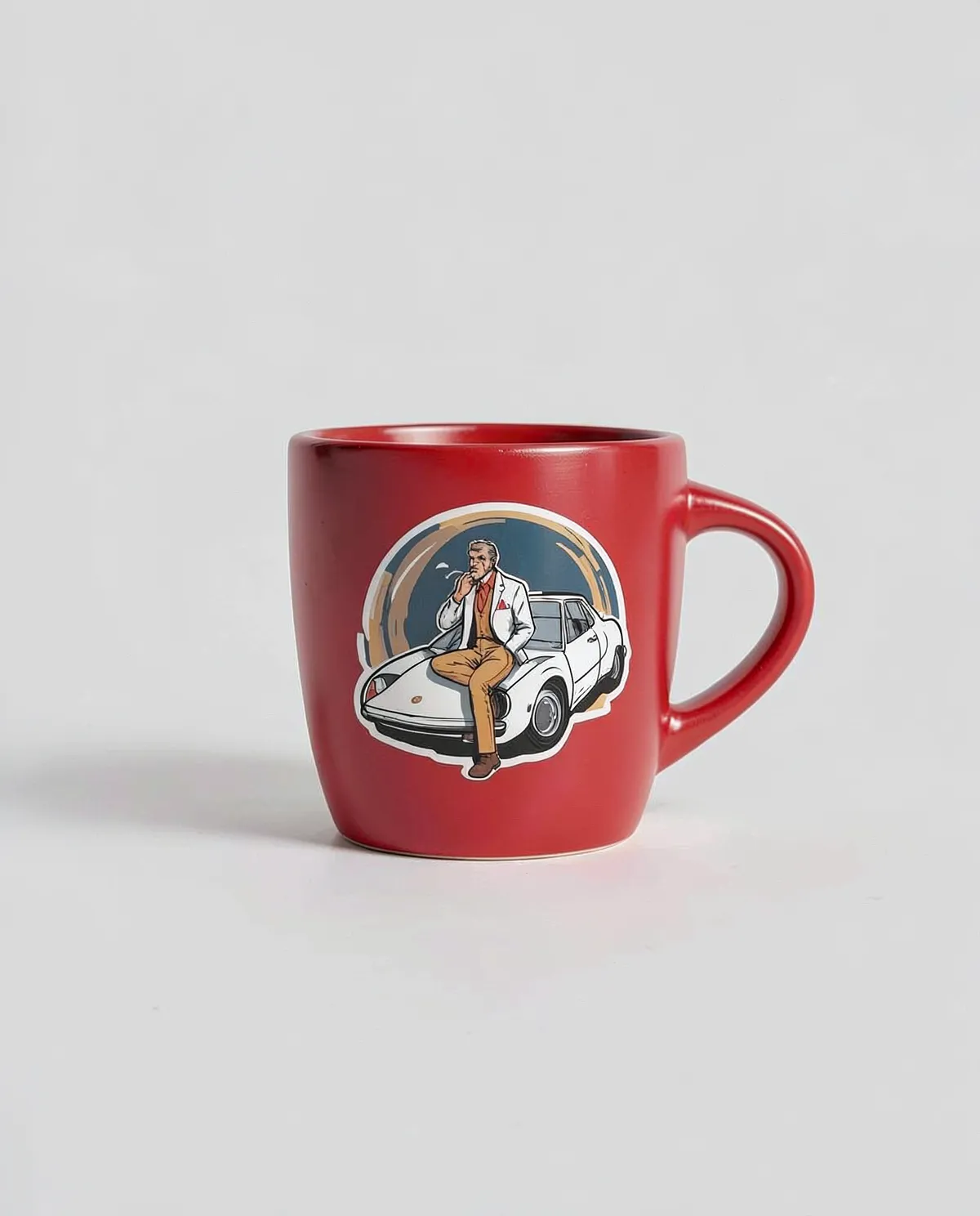 Ceramic Mug with Matte Exterior and Glossy Interior 0