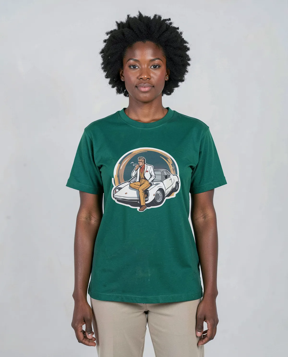 Green T-Shirt, 100% Organic Cotton 0