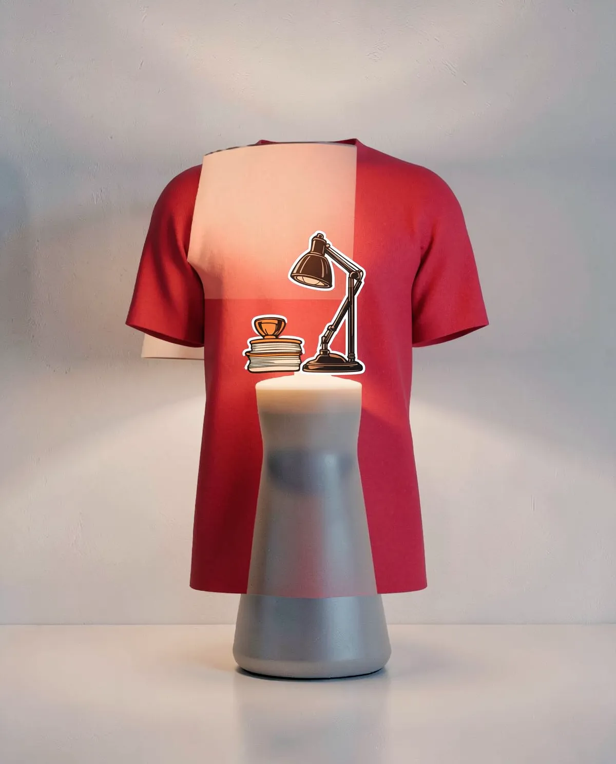 Red T-Shirt – Bold Graphic Print 59