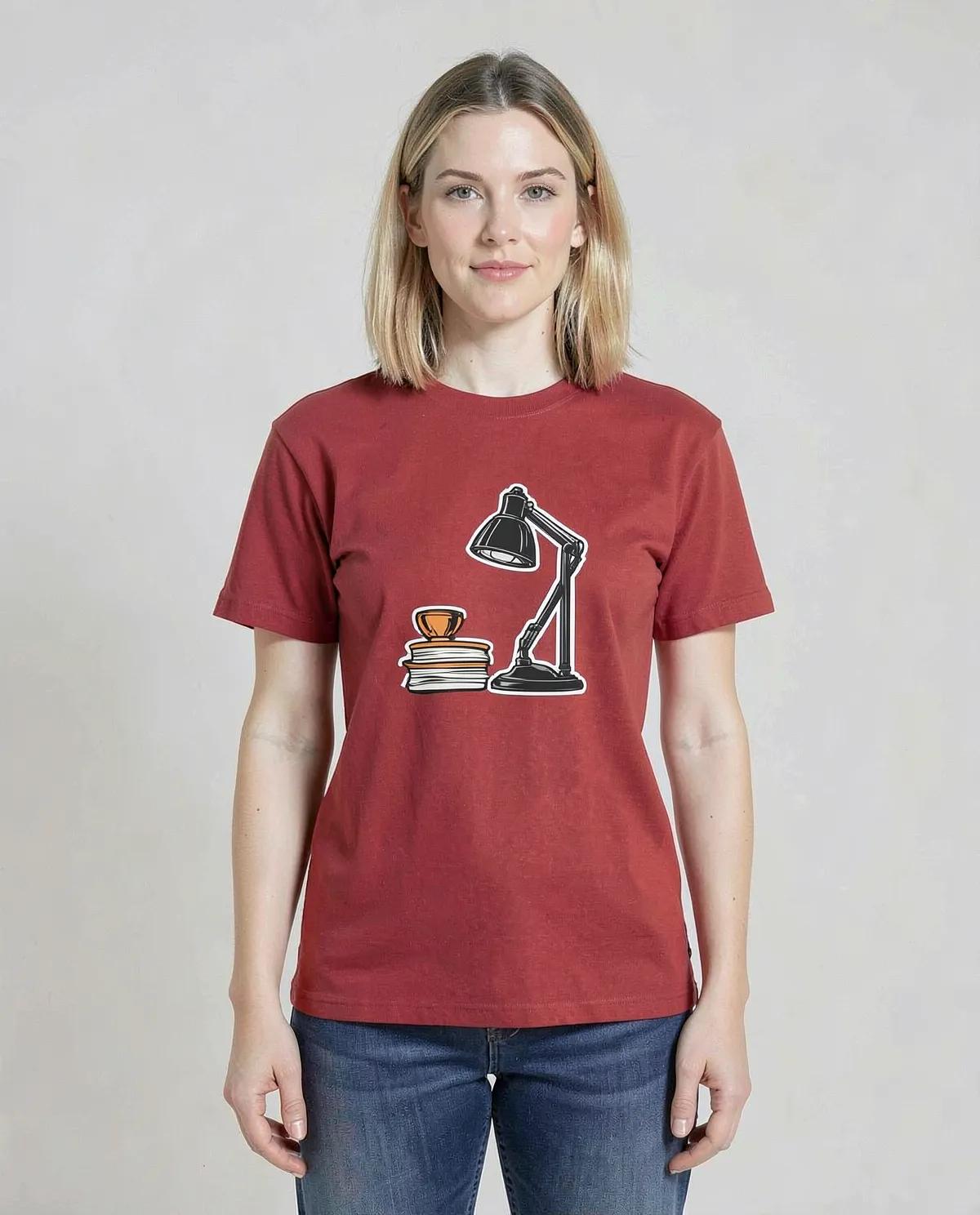 Red T-Shirt – Bold Graphic Print 0