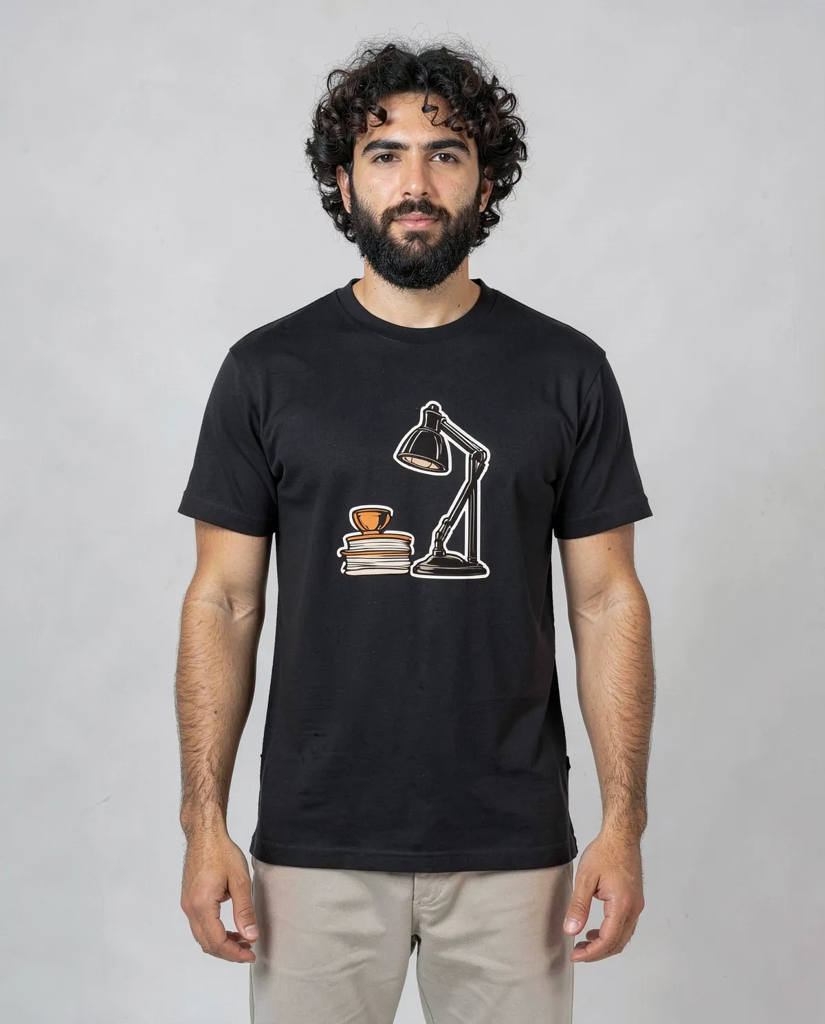 Black T-Shirt featuring Bold Logo