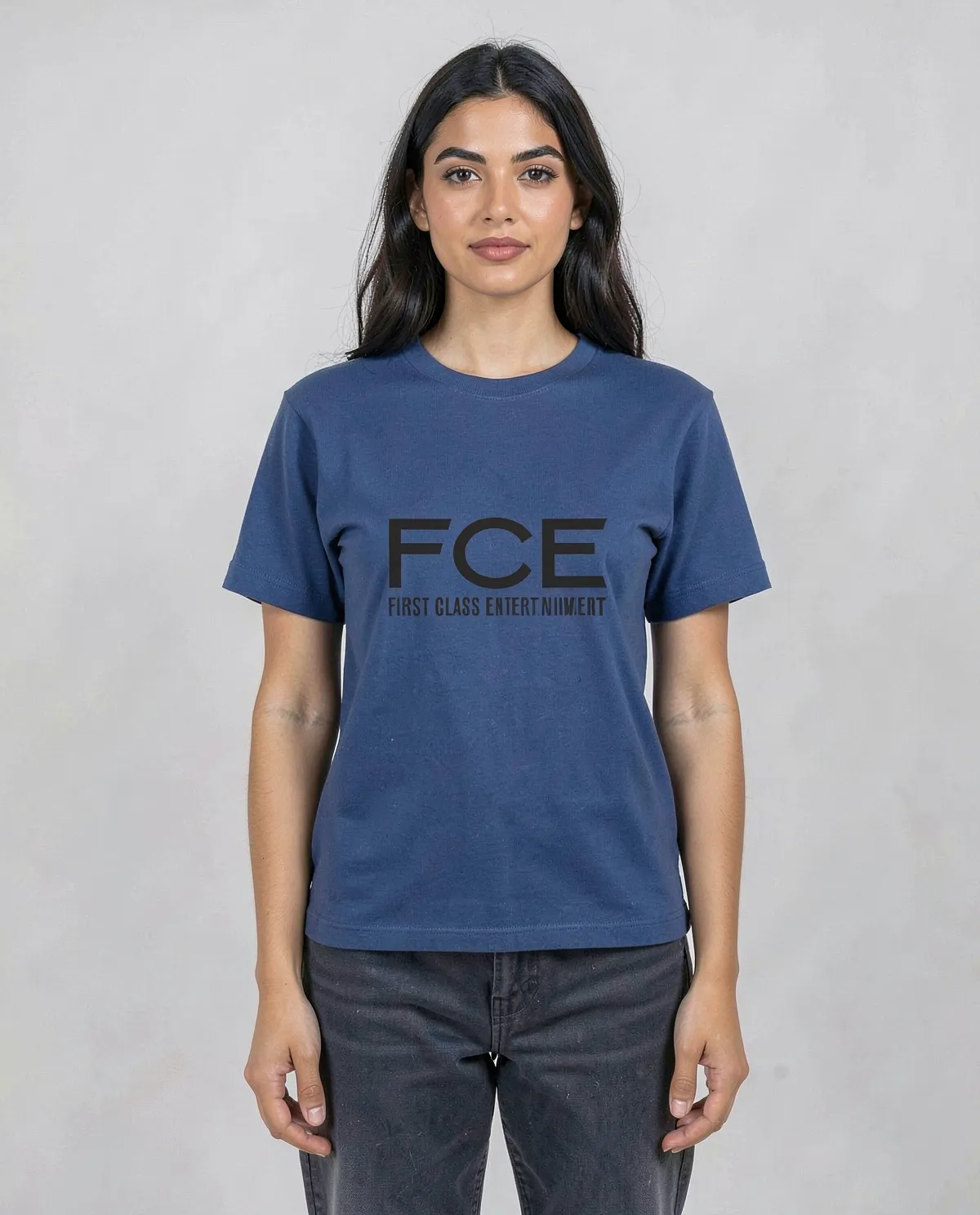 Blue T-Shirt Custom Graphic Print 0