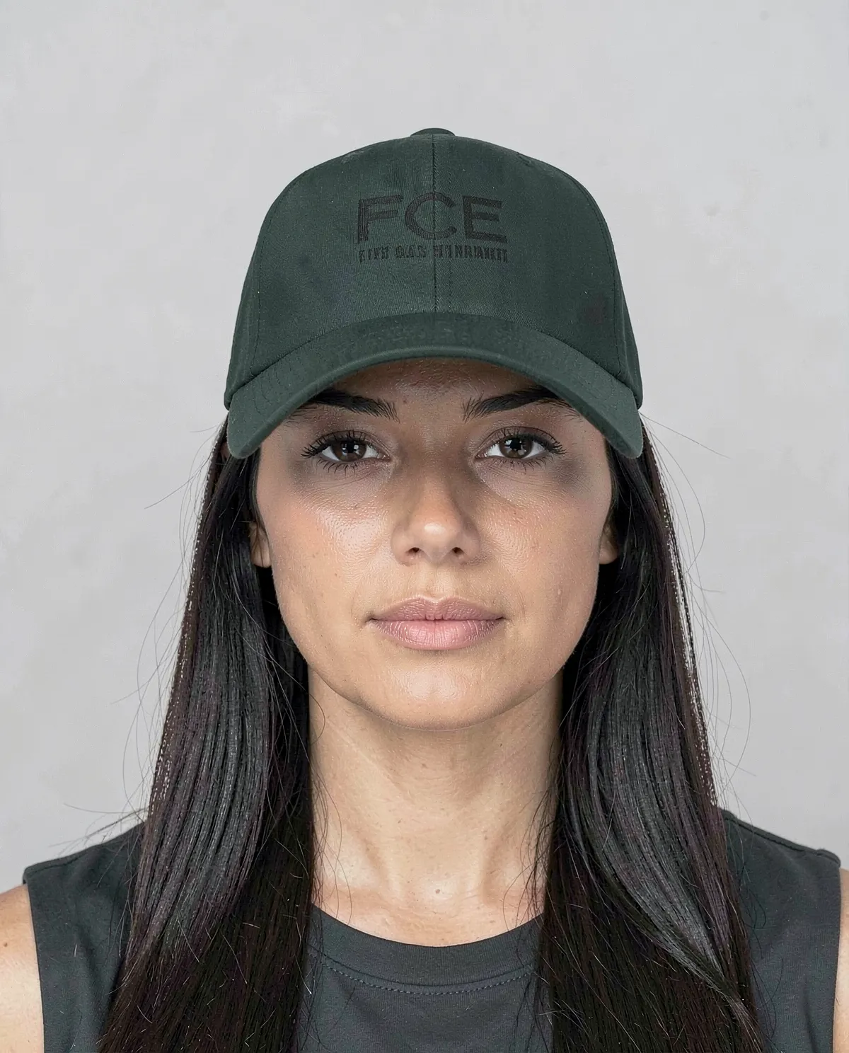 Green Eco-Friendly Cotton Cap with Velcro Closure