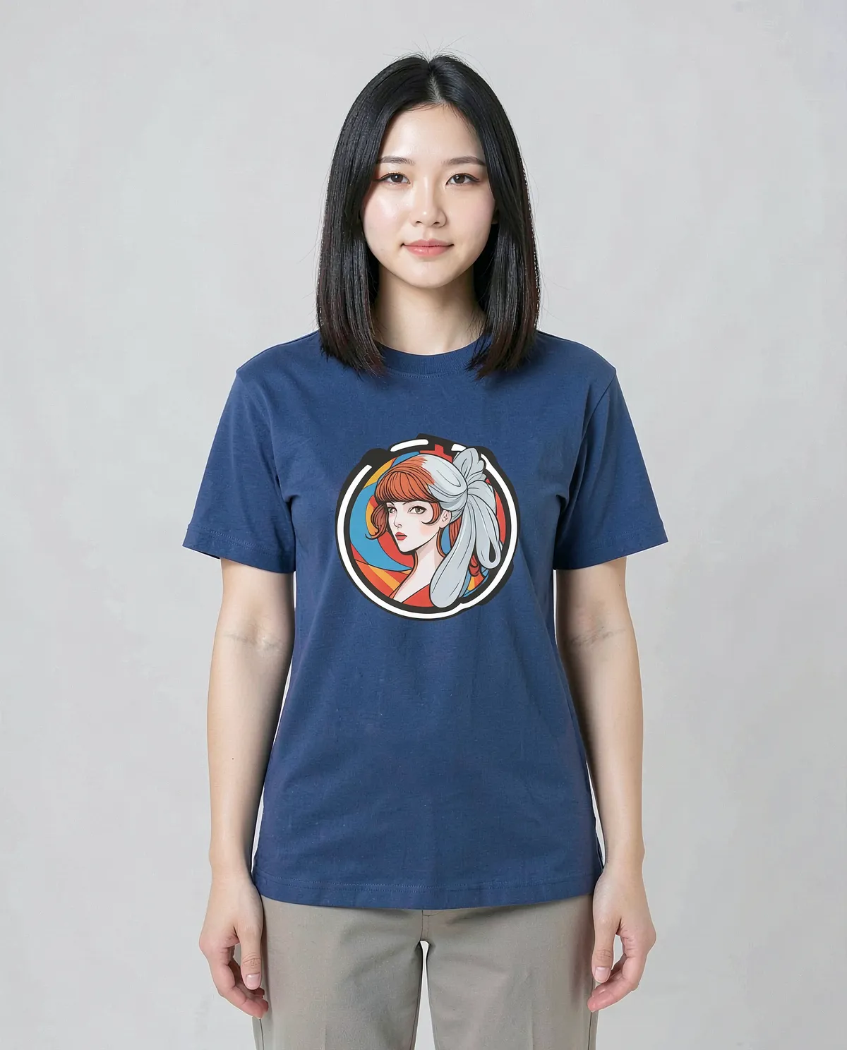 Blue T-Shirt Classic Crew Neck 0