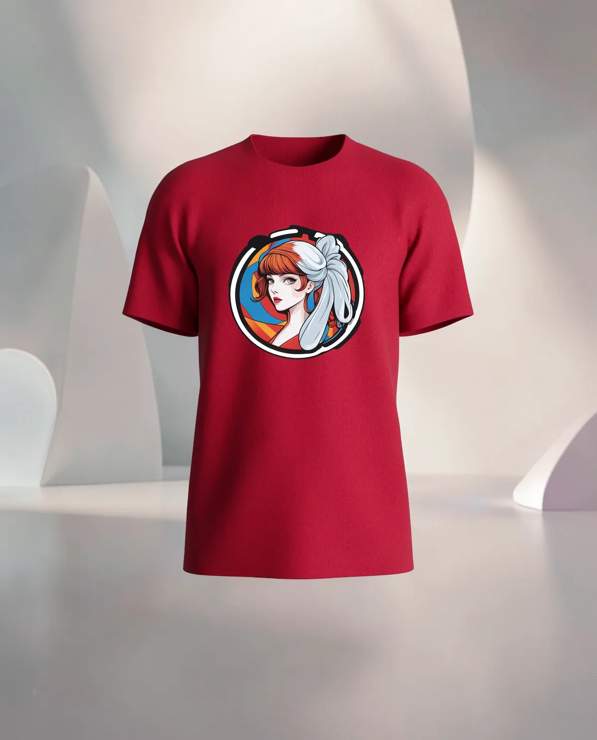 Red T-Shirt – Organic Cotton, Modern Fit 59