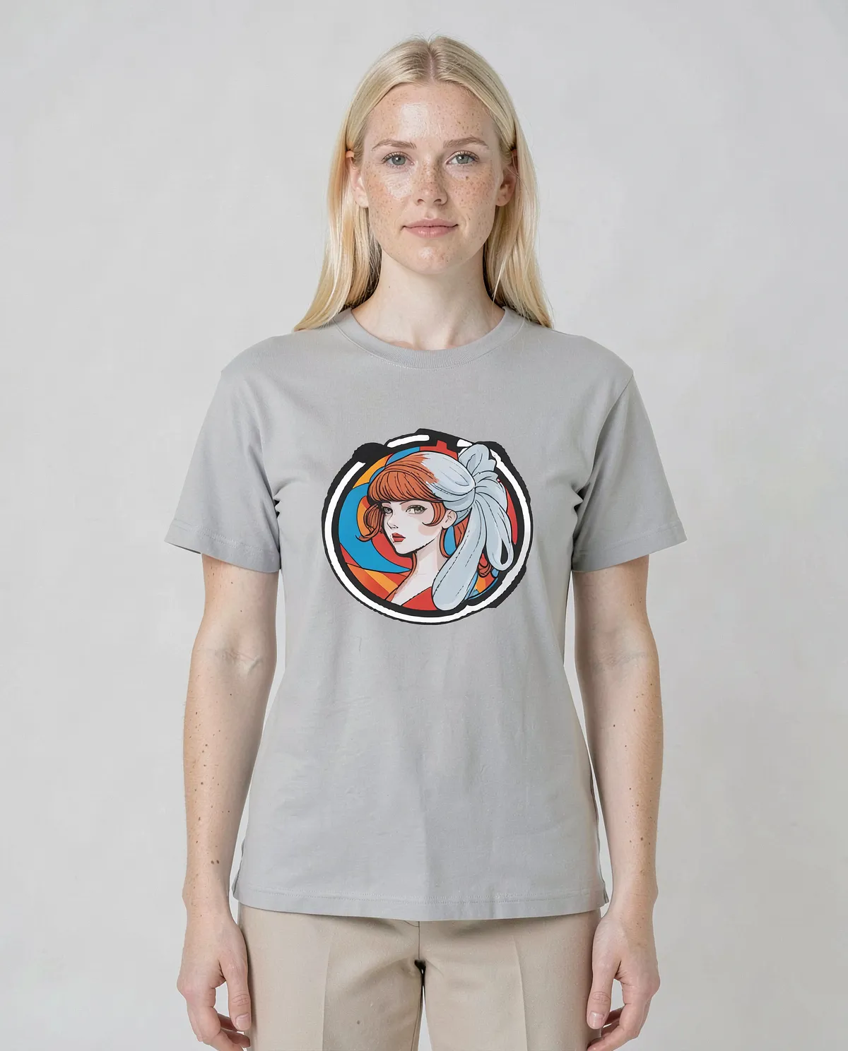 Grey T-Shirt – Modern Fit, Organic Cotton