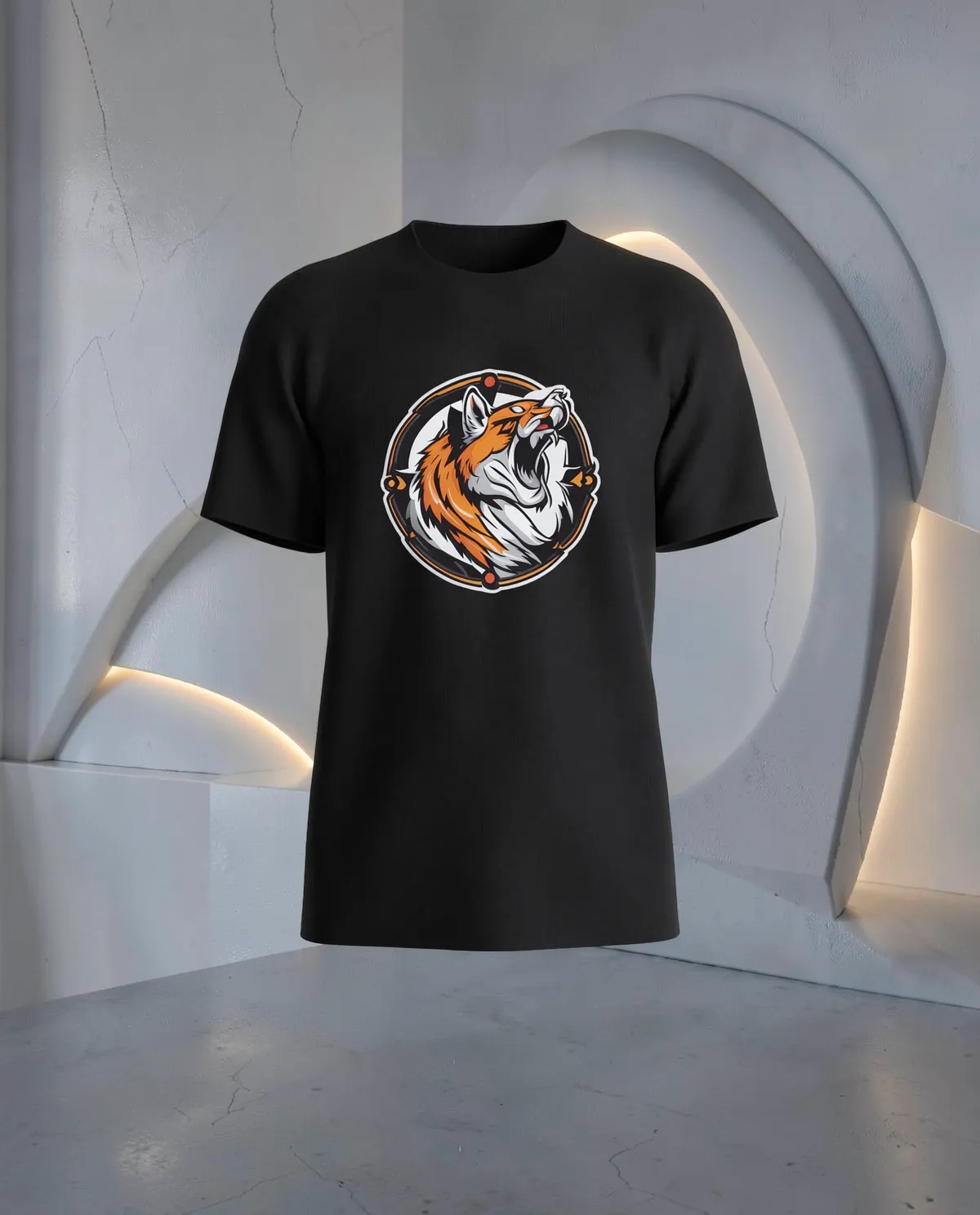 Black T-Shirt – Classic Crew Neck 59