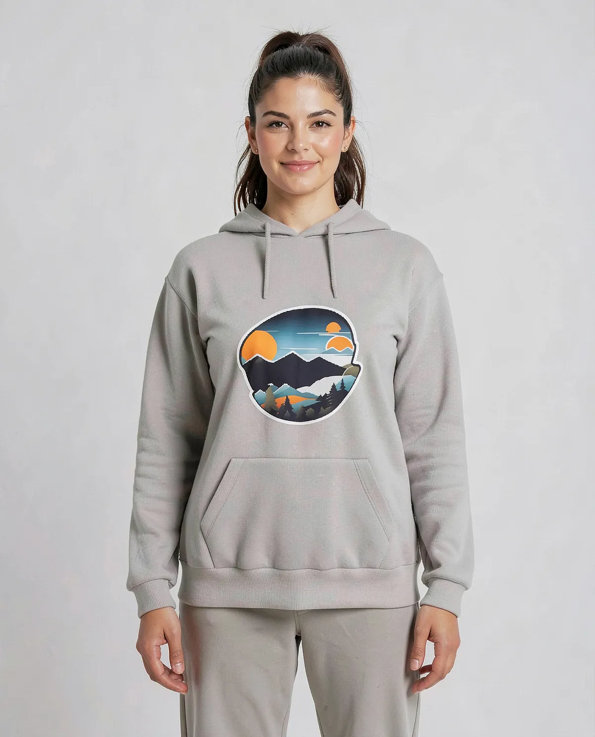 Cream Organic Cotton Unisex Sweatshirt