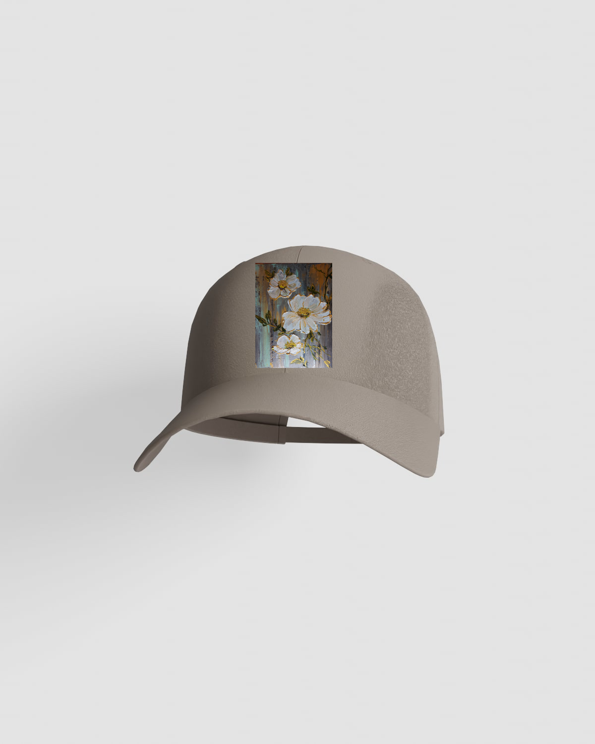 Khaki Cap with Adjustable Velcro Closure 59