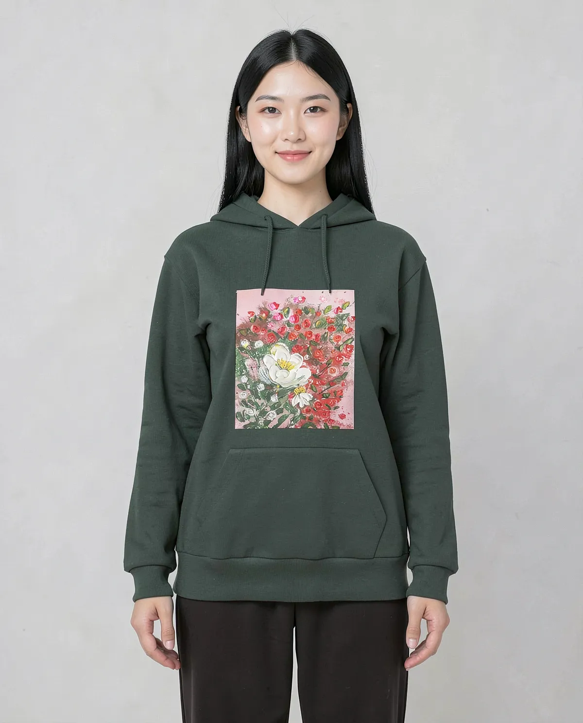 Green Organic Cotton Sweatshirt 0