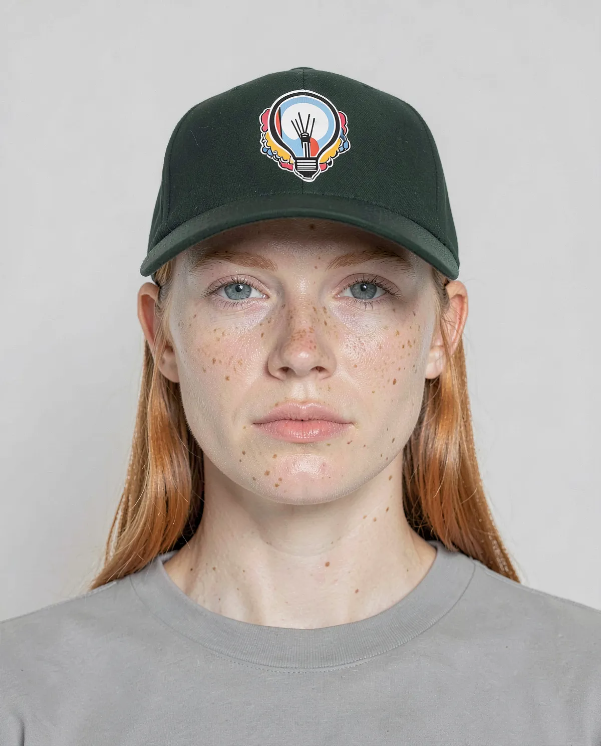 Green Eco-Friendly Cotton Cap with Velcro Closure
