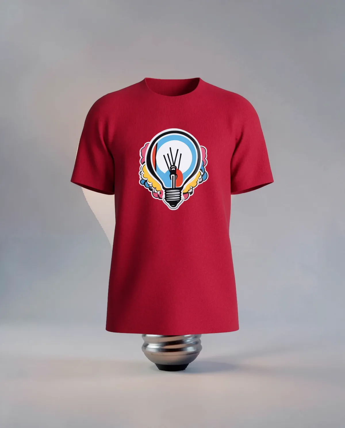 Red T-Shirt, Organic Cotton, Modern Fit 59