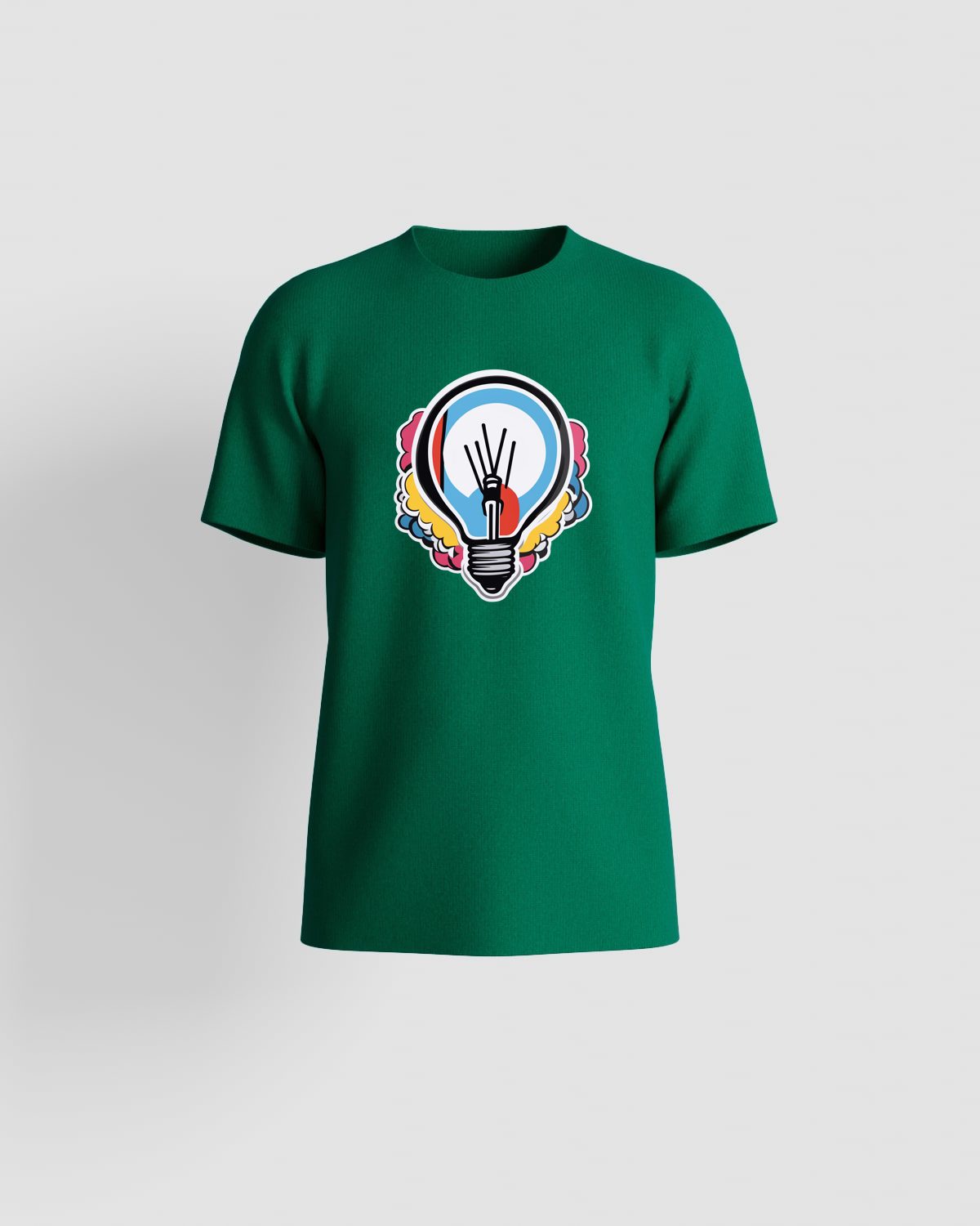 Green T-Shirt Short Sleeve Crew Neck Eco-Sustainable Cotton 59