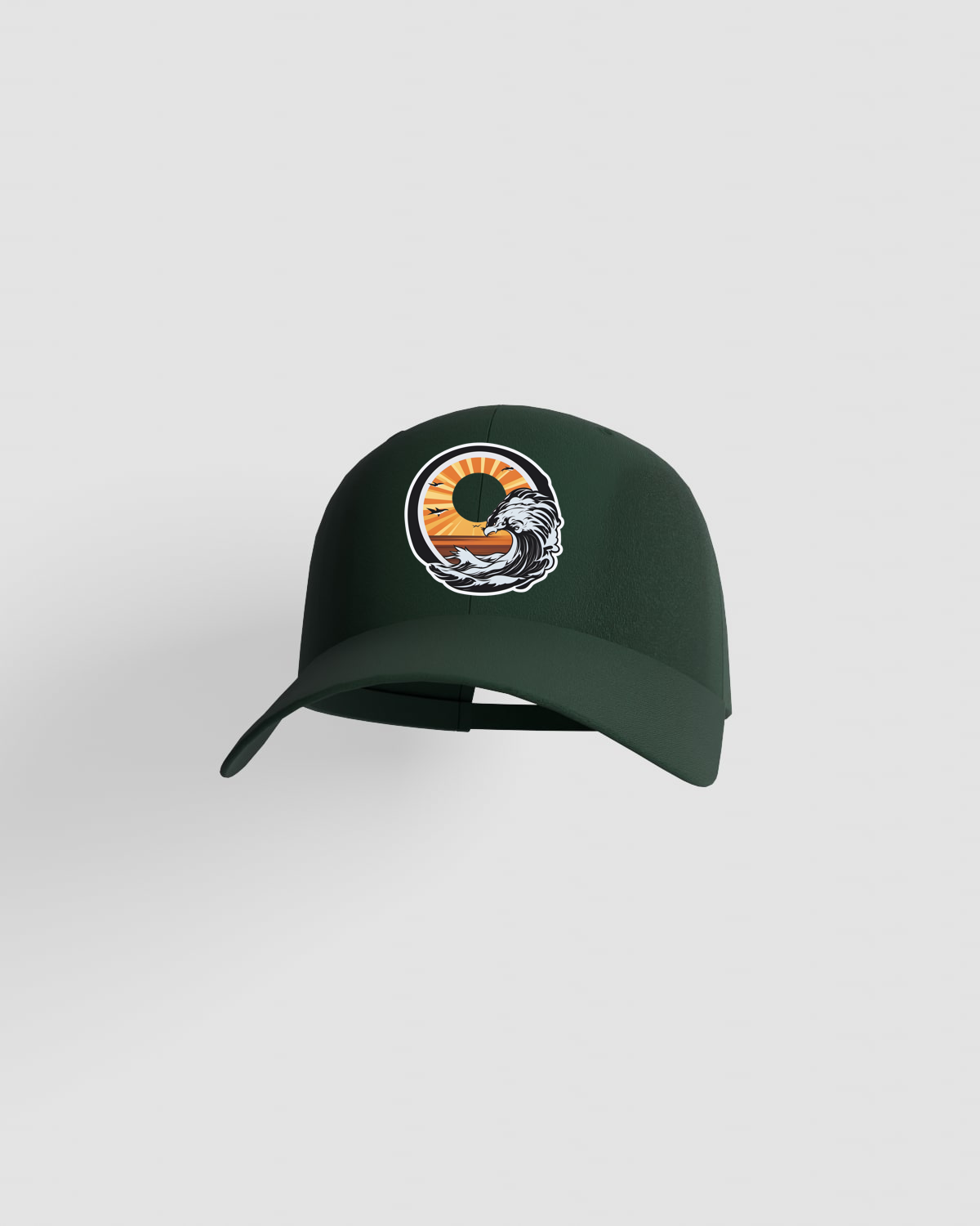 Green Eco-Friendly Cotton Cap with Velcro Closure 59