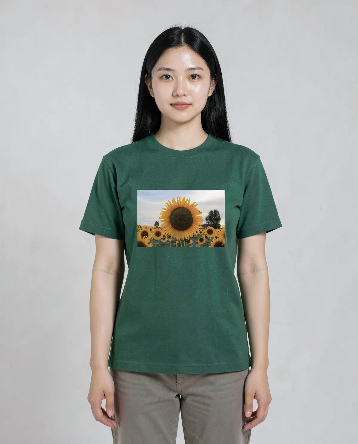 Green Eco‑Sustainable Organic Cotton T-Shirt