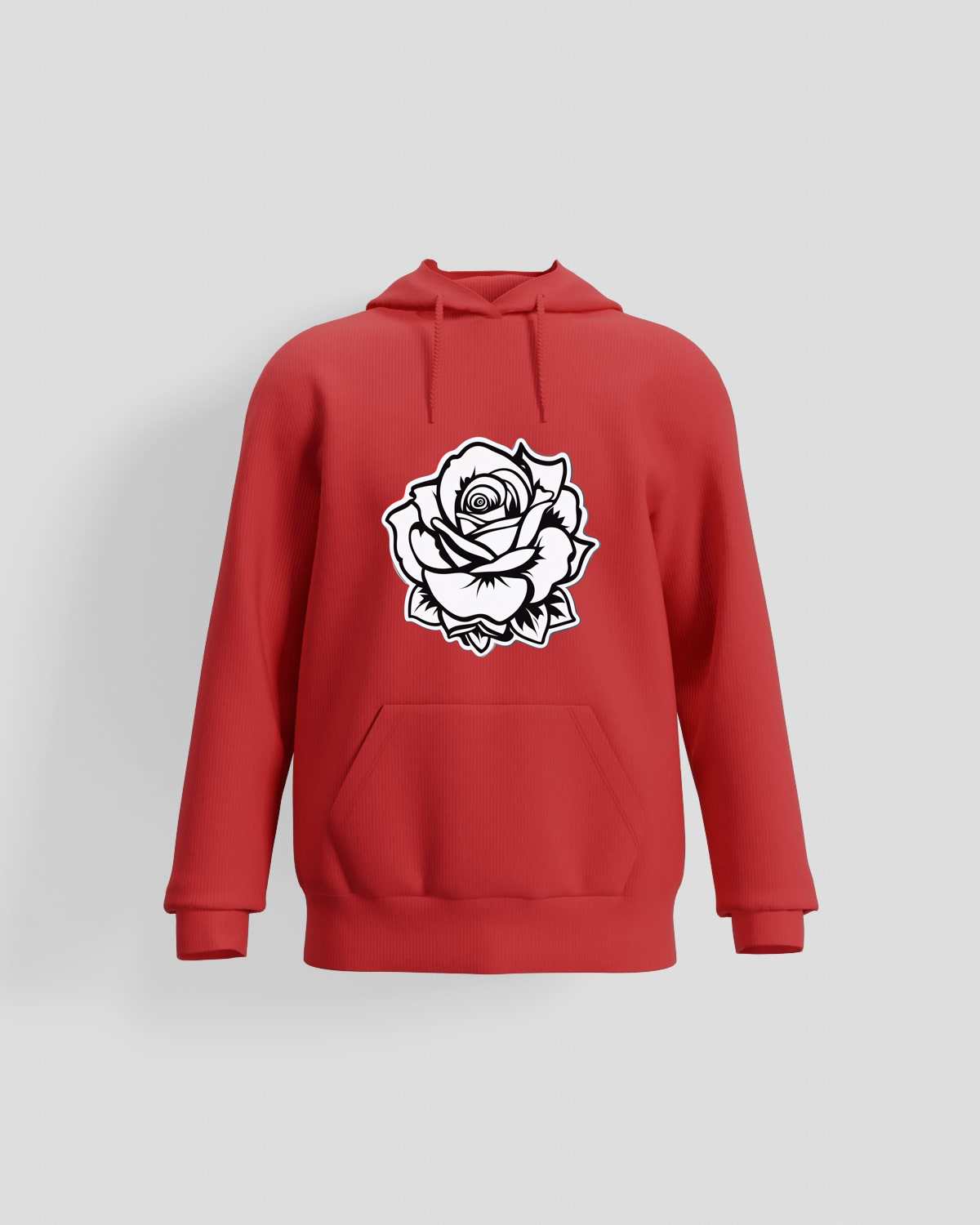 Red Brushed Organic Cotton Sweatshirt 59
