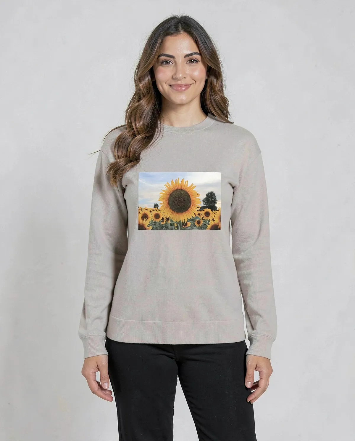 Cream Unisex Sweatshirt Classic Comfort