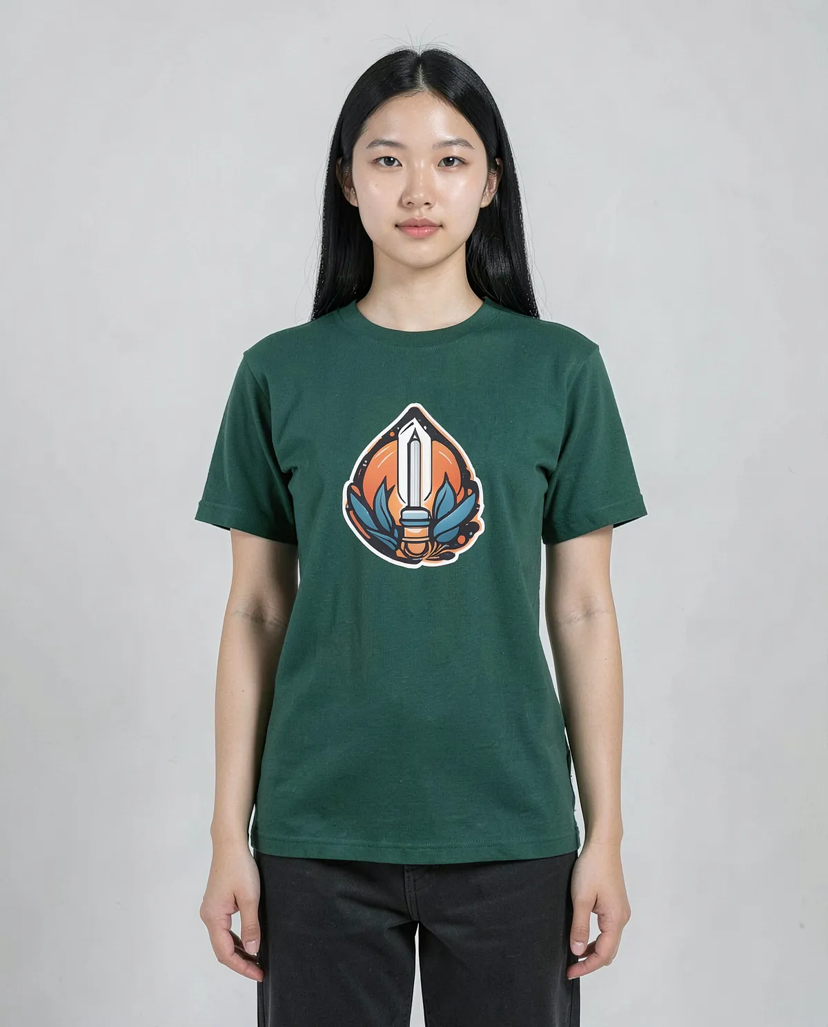 Green Recycled Cotton T-Shirt 0