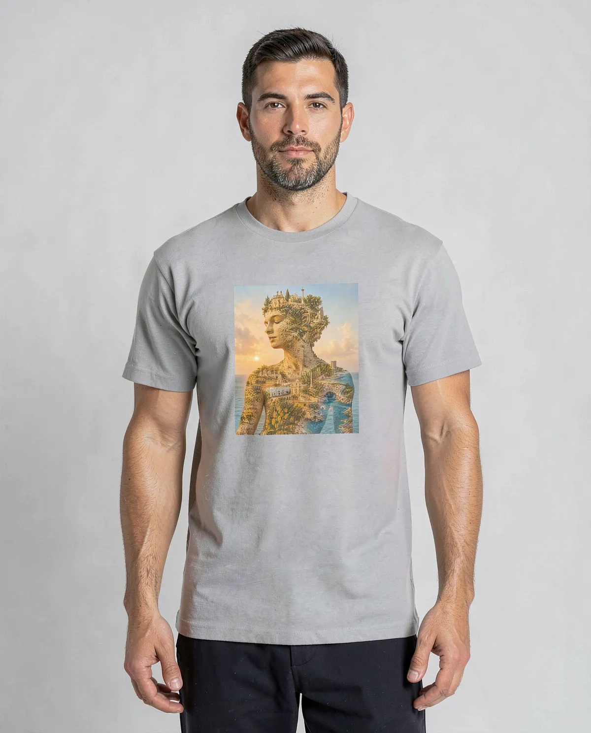 T-shirt gris – Look classique et épuré 0